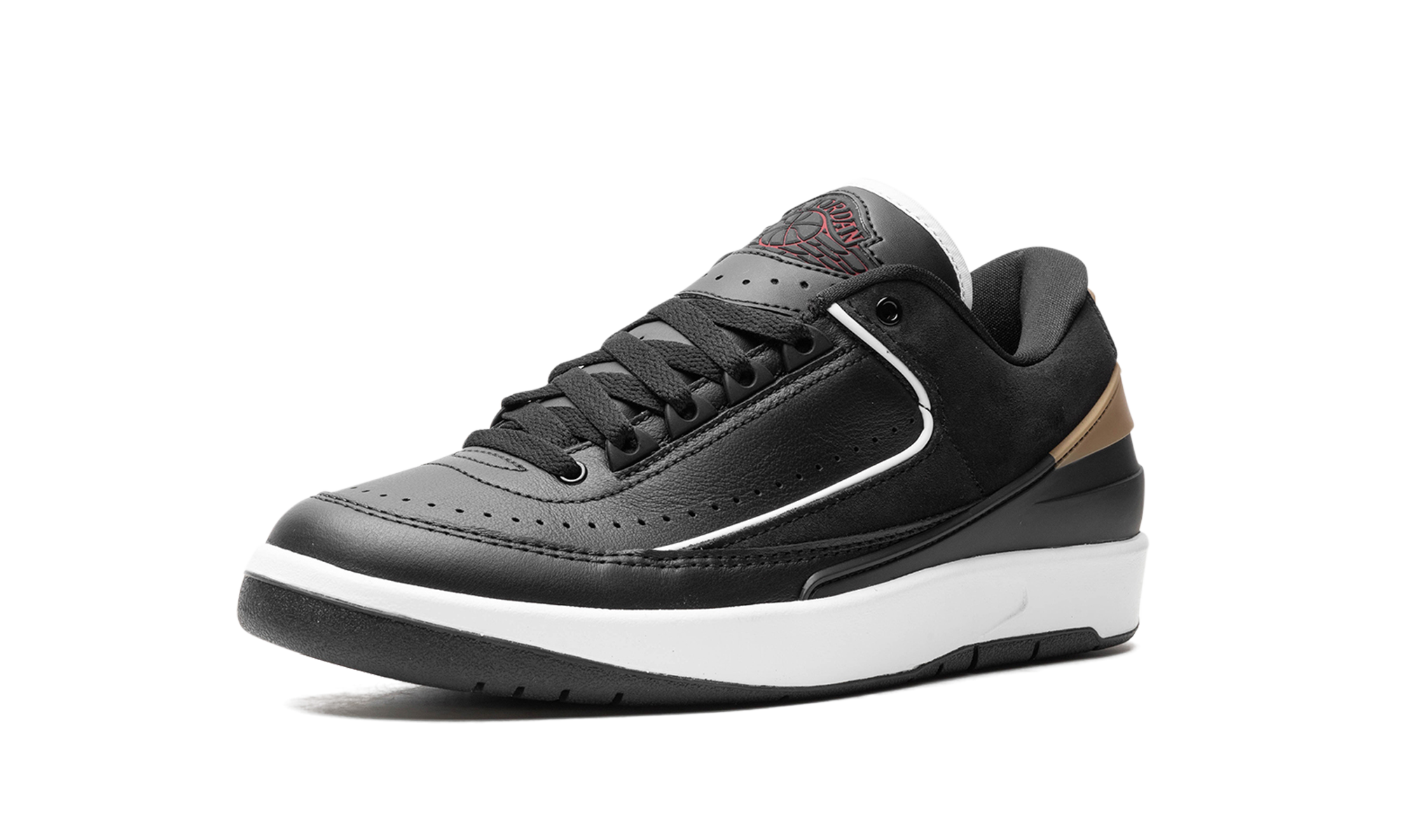 Jordan 2 Retro Low Wmns "black Metallic Gold" - 4