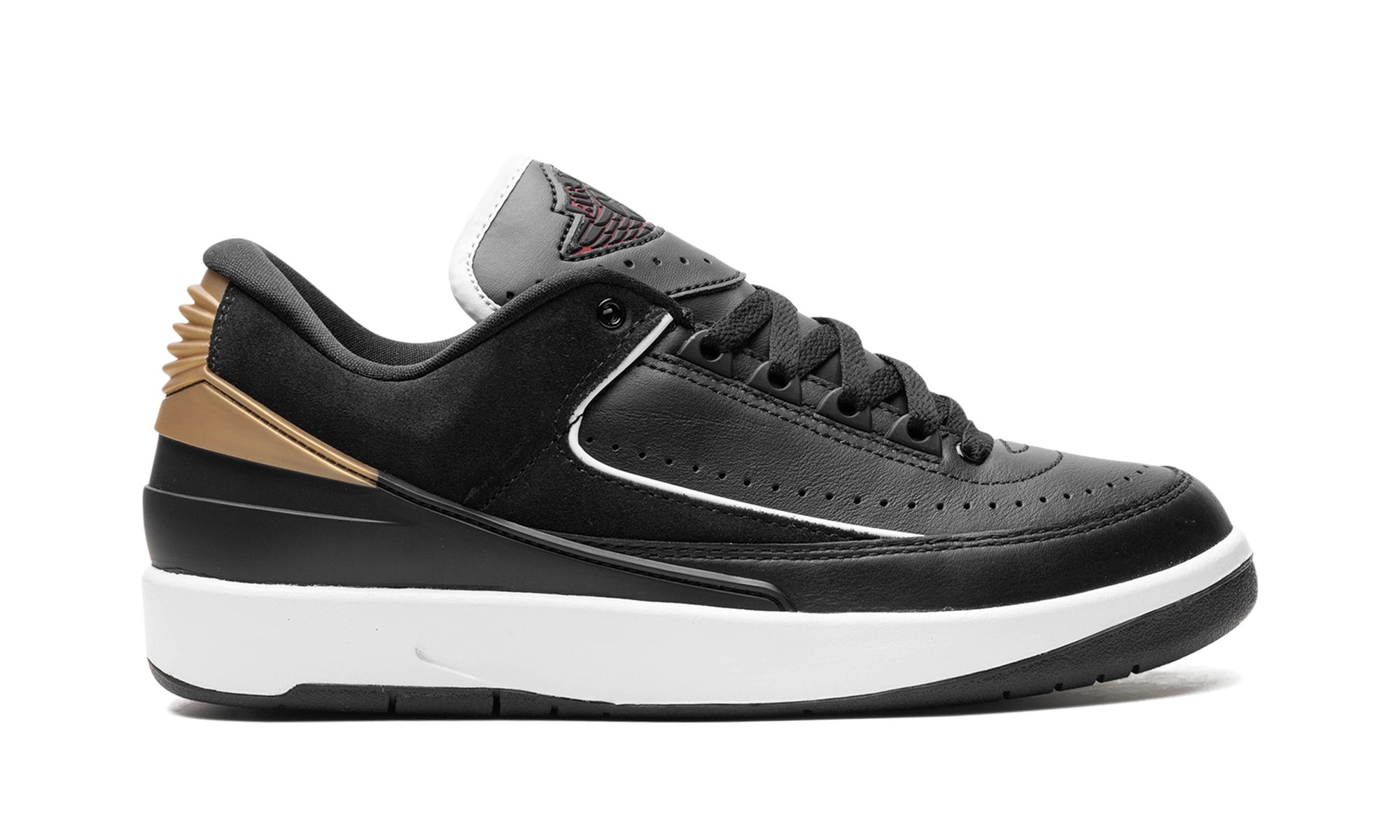 Jordan 2 Retro Low Wmns "black Metallic Gold" - 6