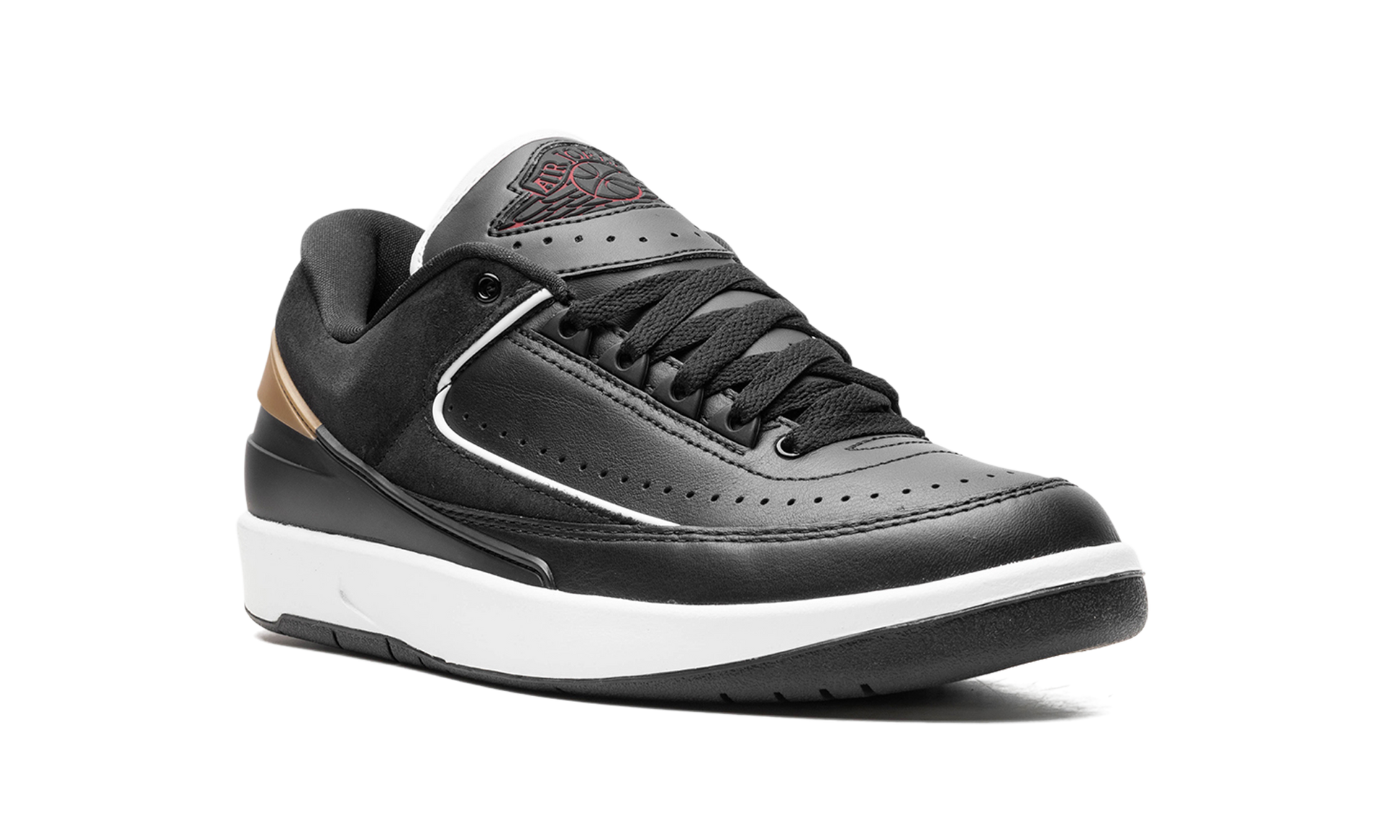 Jordan 2 Retro Low Wmns "black Metallic Gold" - 7