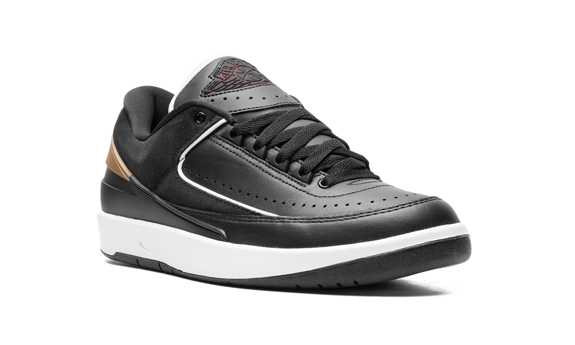 Jordan 2 Retro Low Wmns "black Metallic Gold" - 7