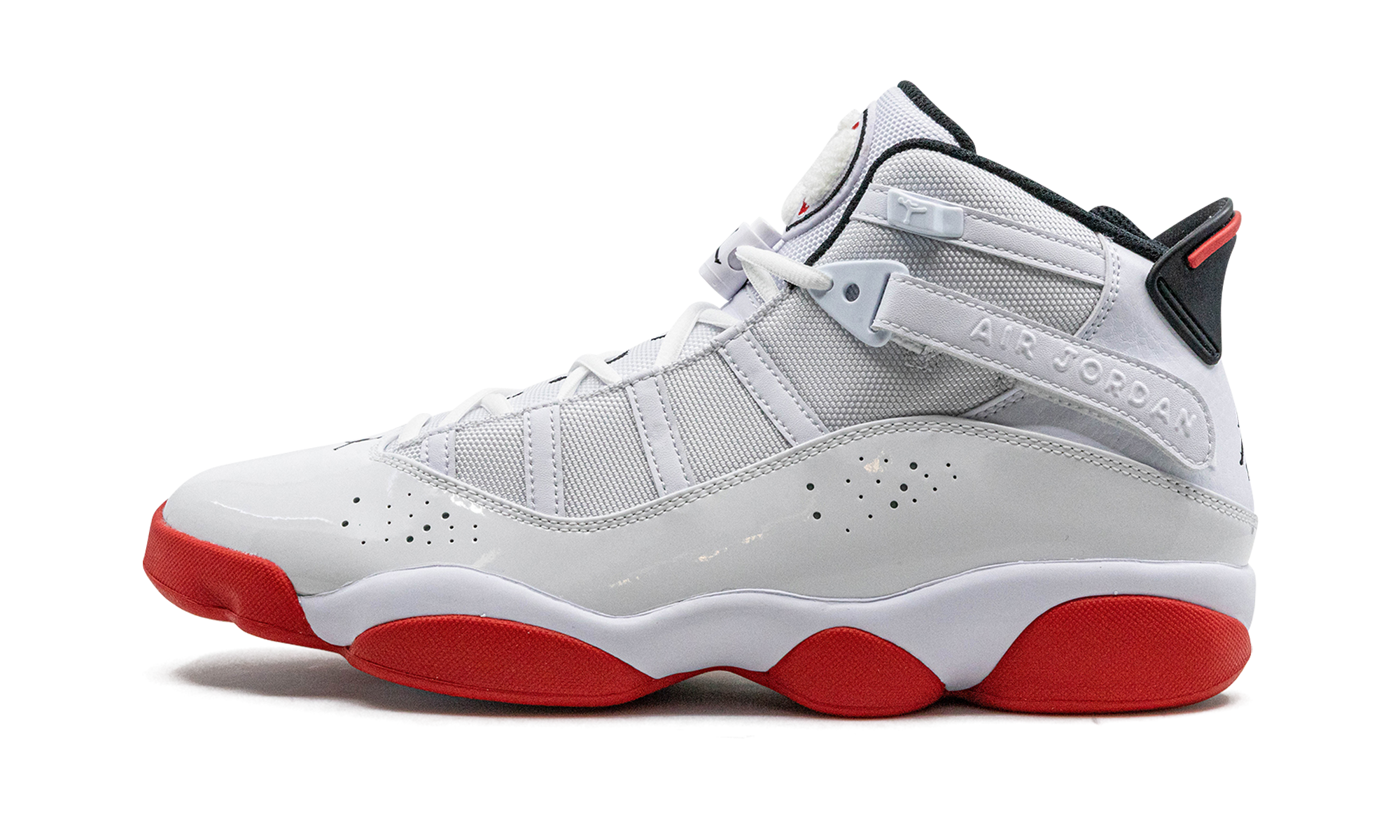 Jordan 6 Rings "white / University Red" - 1