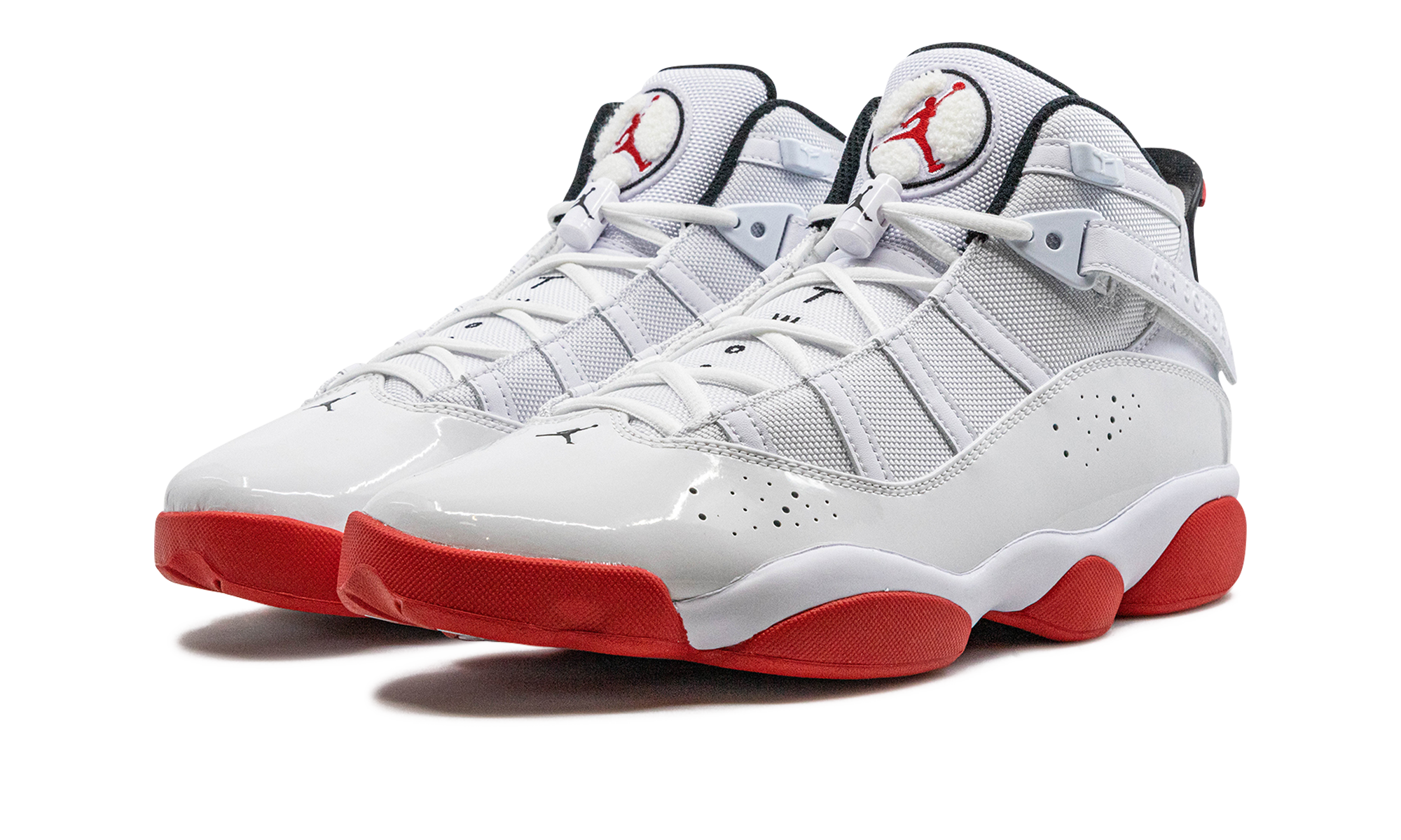 Jordan 6 Rings "white / University Red" - 2