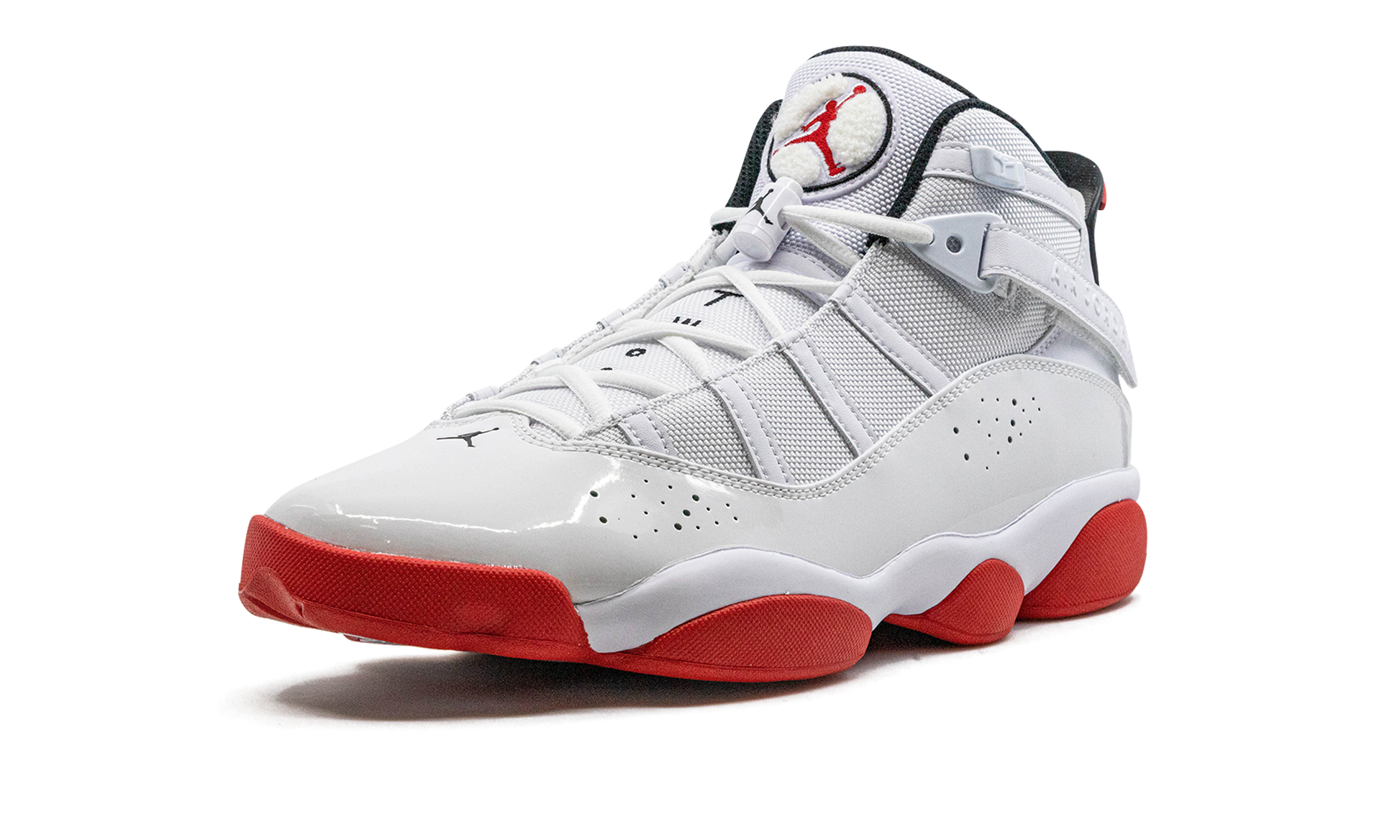 Jordan 6 Rings "white / University Red" - 4