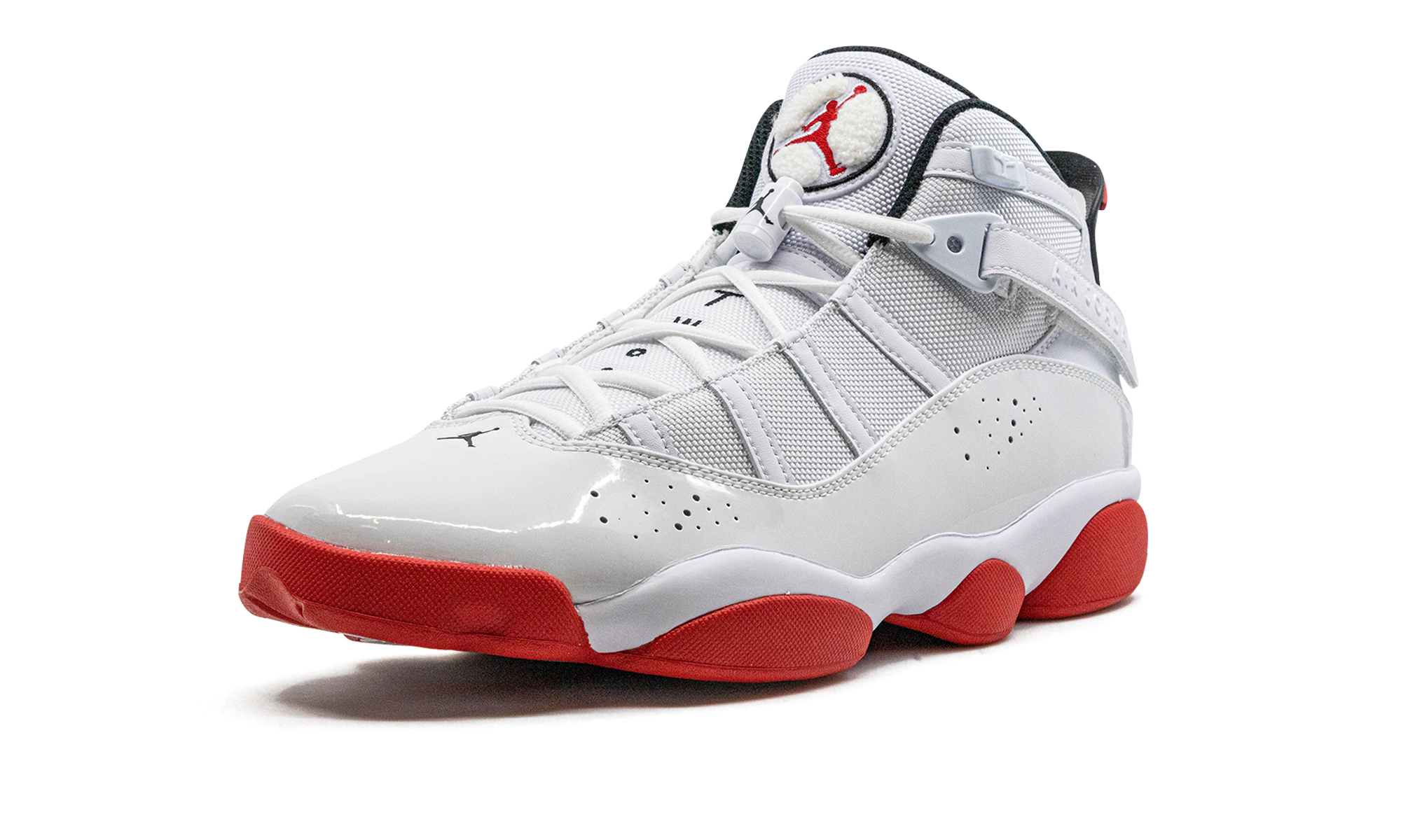 Jordan 6 Rings "white / University Red" - 4