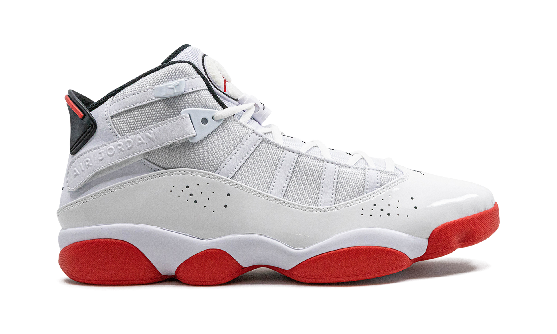 Jordan 6 Rings "white / University Red" - 6