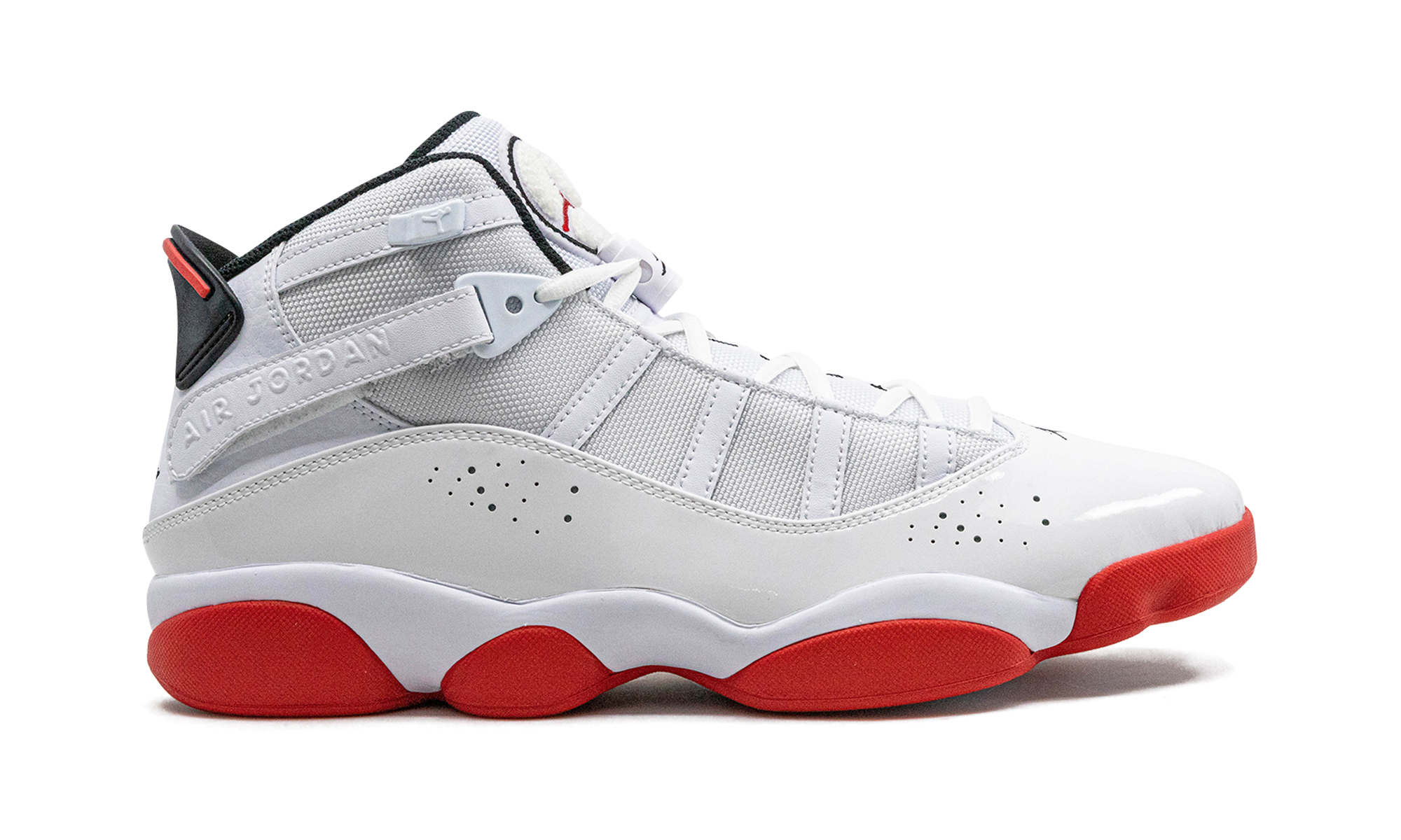 Jordan 6 Rings "white / University Red" - 6