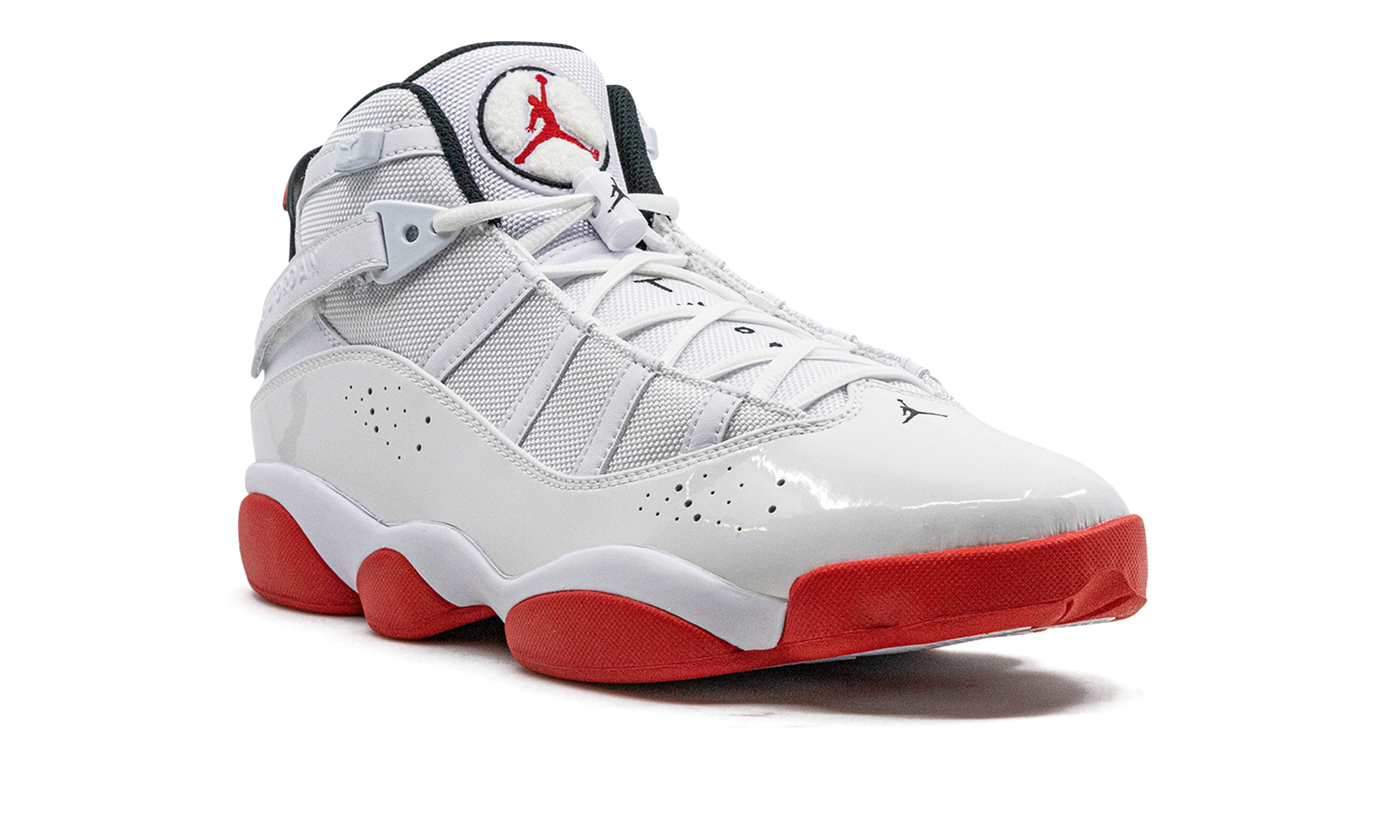 Jordan 6 Rings "white / University Red" - 7