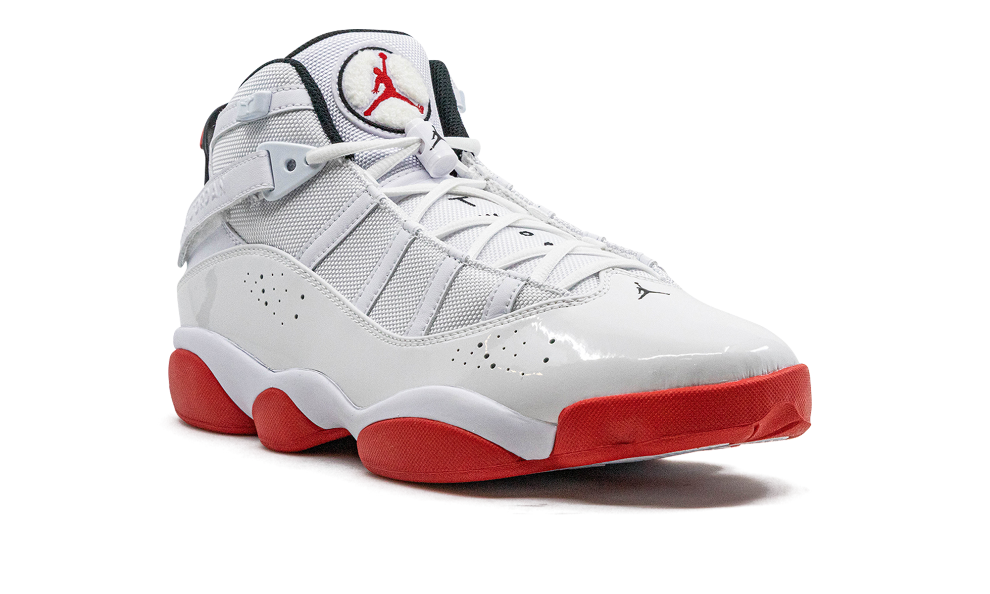 Jordan 6 Rings "white / University Red" - 7