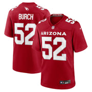 Jordan Burch Arizona Cardinals Nike Team Game Jersey -  Cardinal