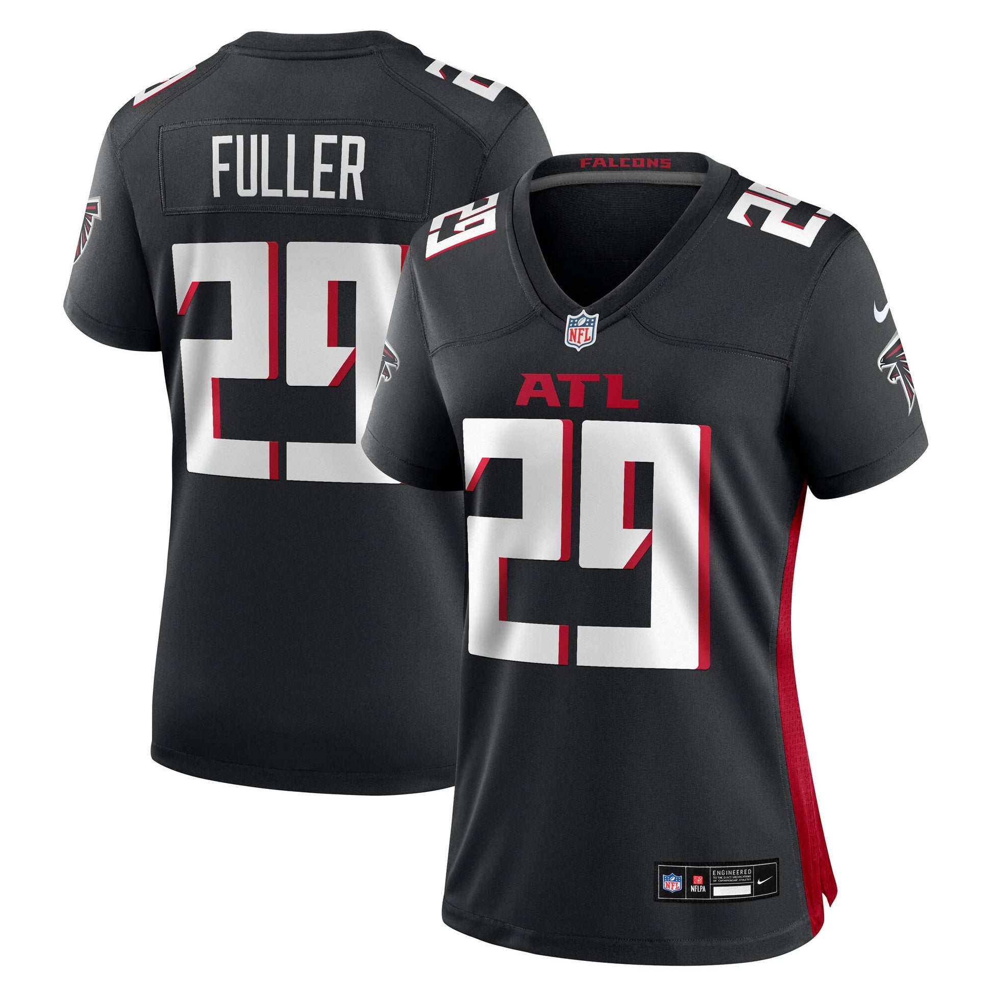 Jordan Fuller Atlanta Falcons Nike Women's Team Game Jersey -  Black
