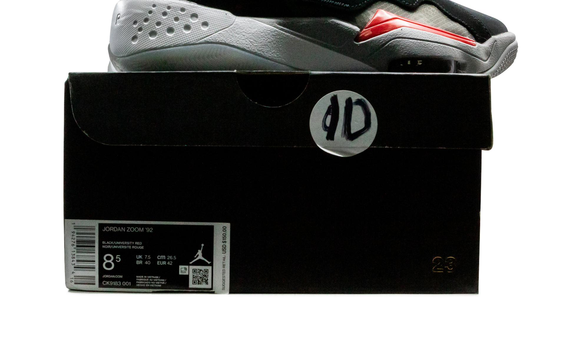 Jordan Zoom 92 "black Cement" - 8