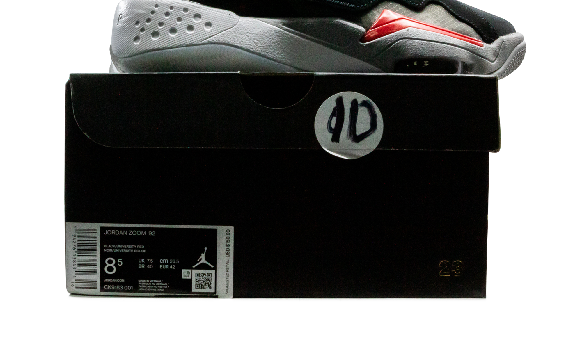 Jordan Zoom 92 "black Cement" - 8