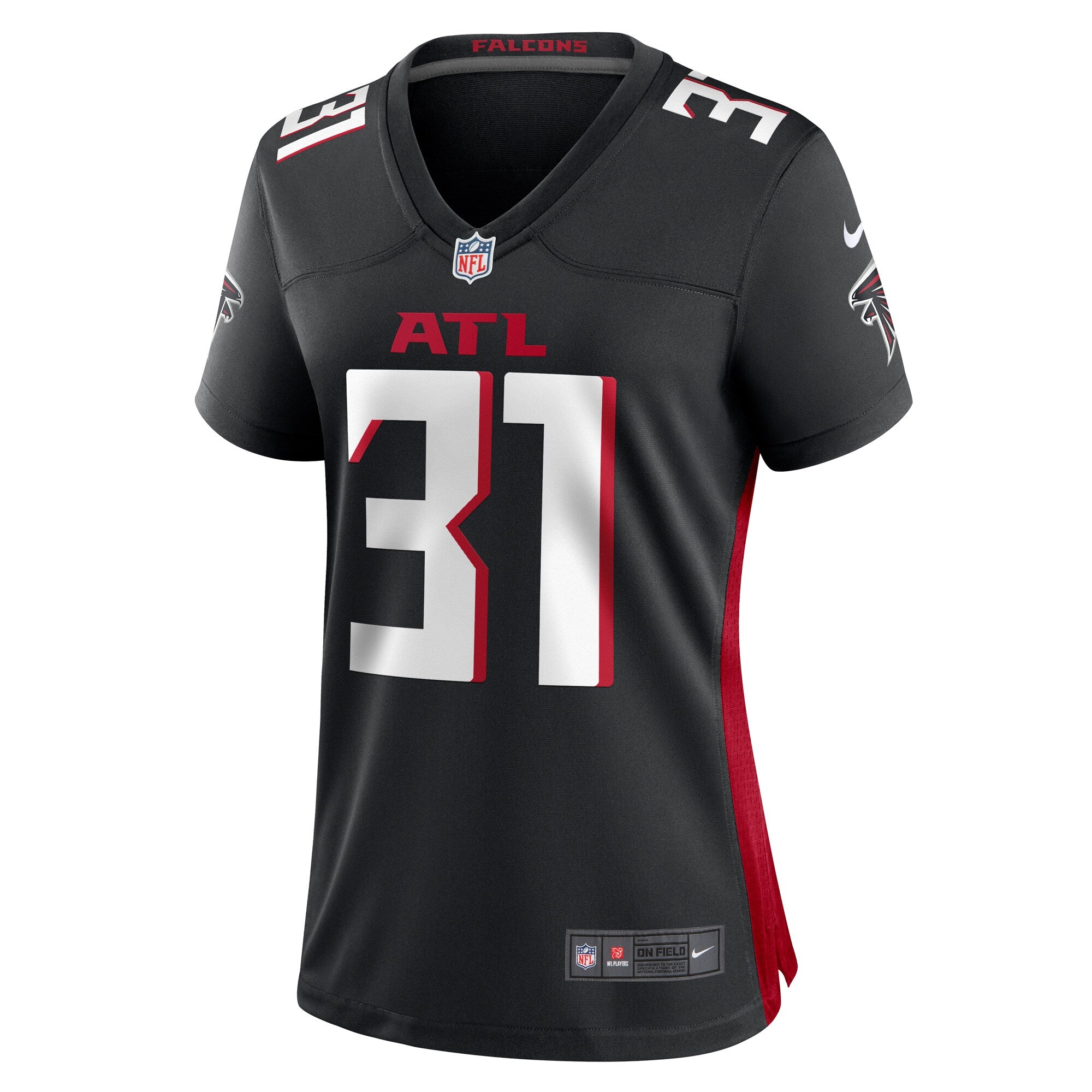 Justin Simmons Atlanta Falcons Nike Women's  Game Jersey -  Black