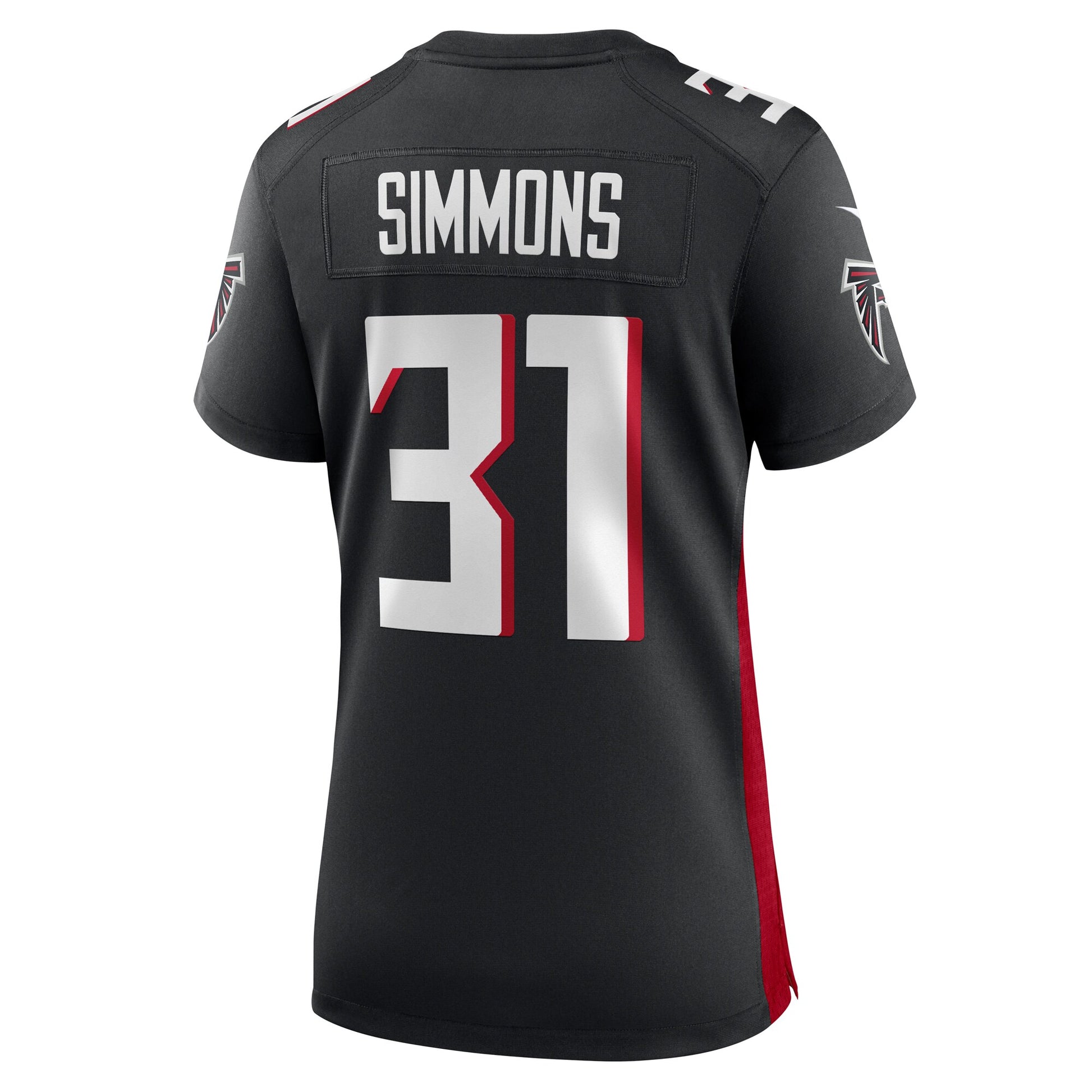 Justin Simmons Atlanta Falcons Nike Women's  Game Jersey -  Black