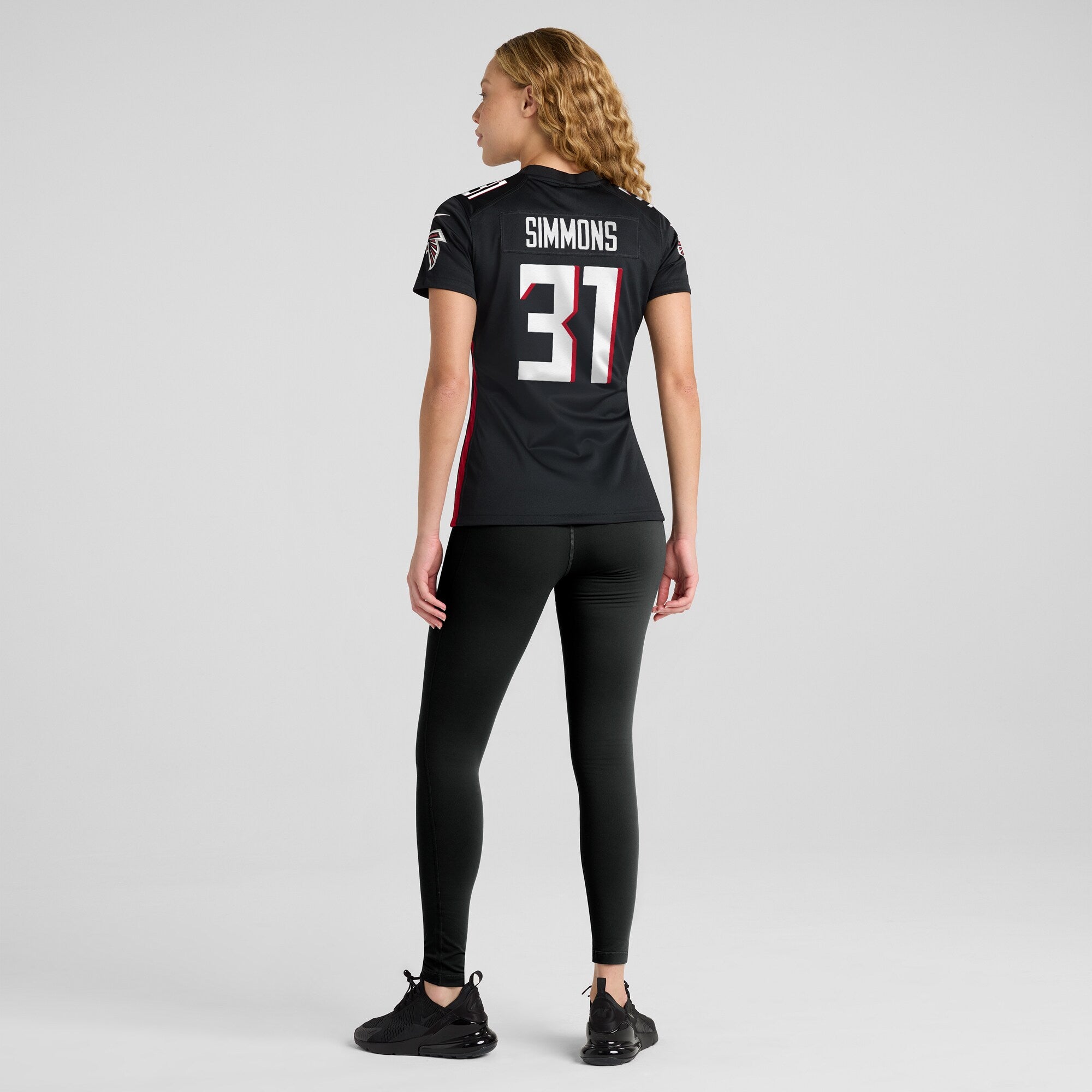 Justin Simmons Atlanta Falcons Nike Women's  Game Jersey -  Black