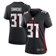 Justin Simmons Atlanta Falcons Nike Women's  Game Jersey -  Black