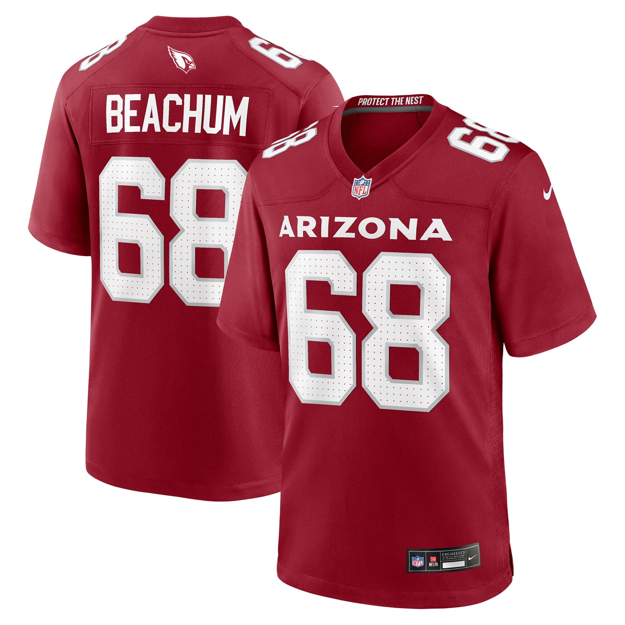 Kelvin Beachum Arizona Cardinals Nike Team Game Jersey -  Cardinal