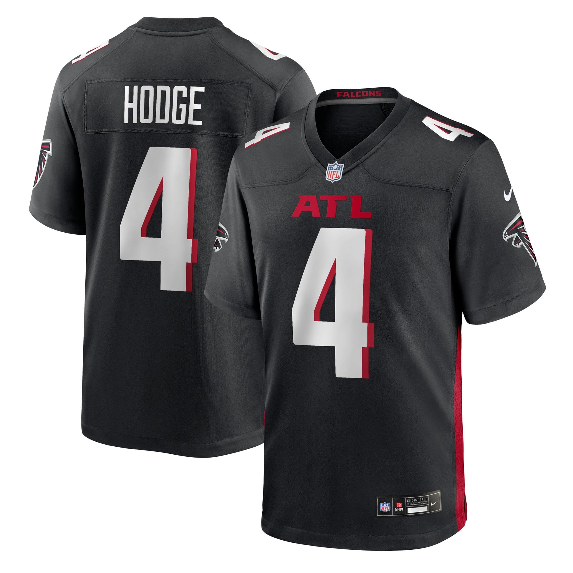 KhaDarel Hodge Atlanta Falcons Nike Team Game Jersey -  Black