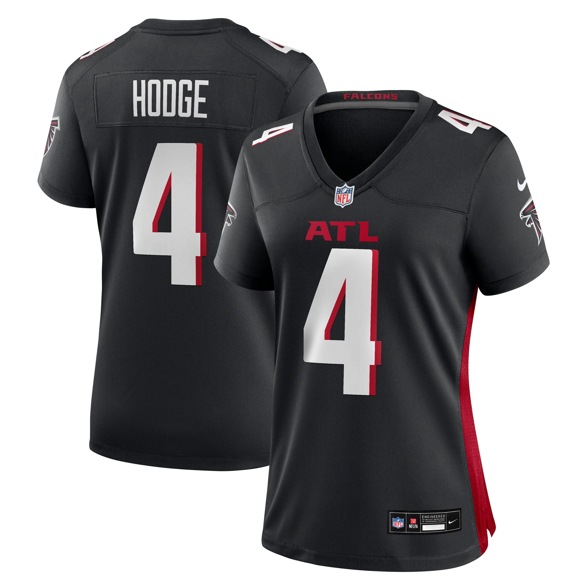 KhaDarel Hodge Atlanta Falcons Nike Women's Team Game Jersey -  Black