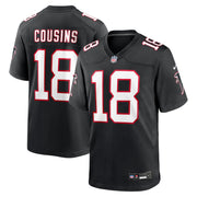 Kirk Cousins Atlanta Falcons Nike Alternate Game Player Jersey - Black