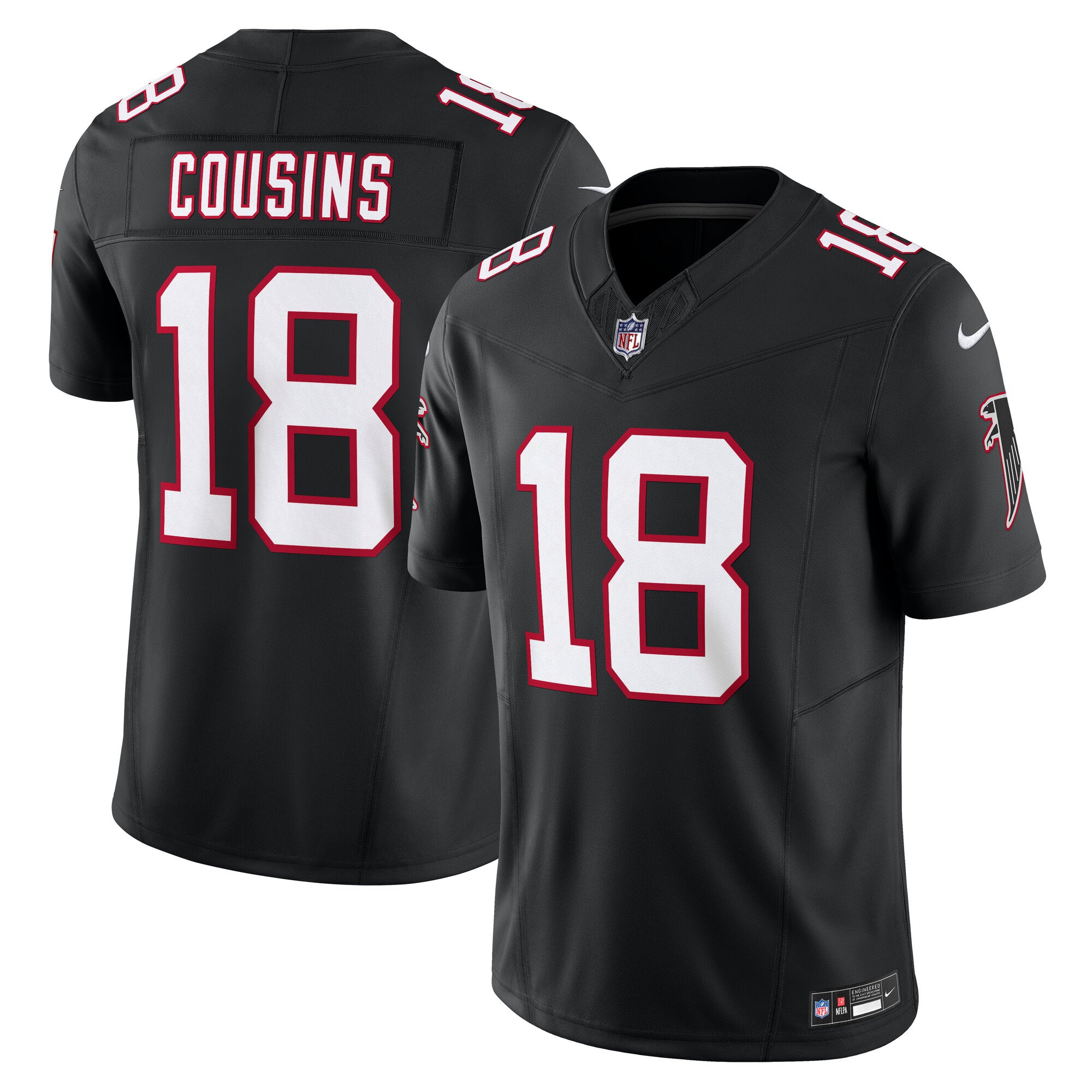 Kirk Cousins Atlanta Falcons Nike Vapor F.U.S.E. Limited Jersey - Black