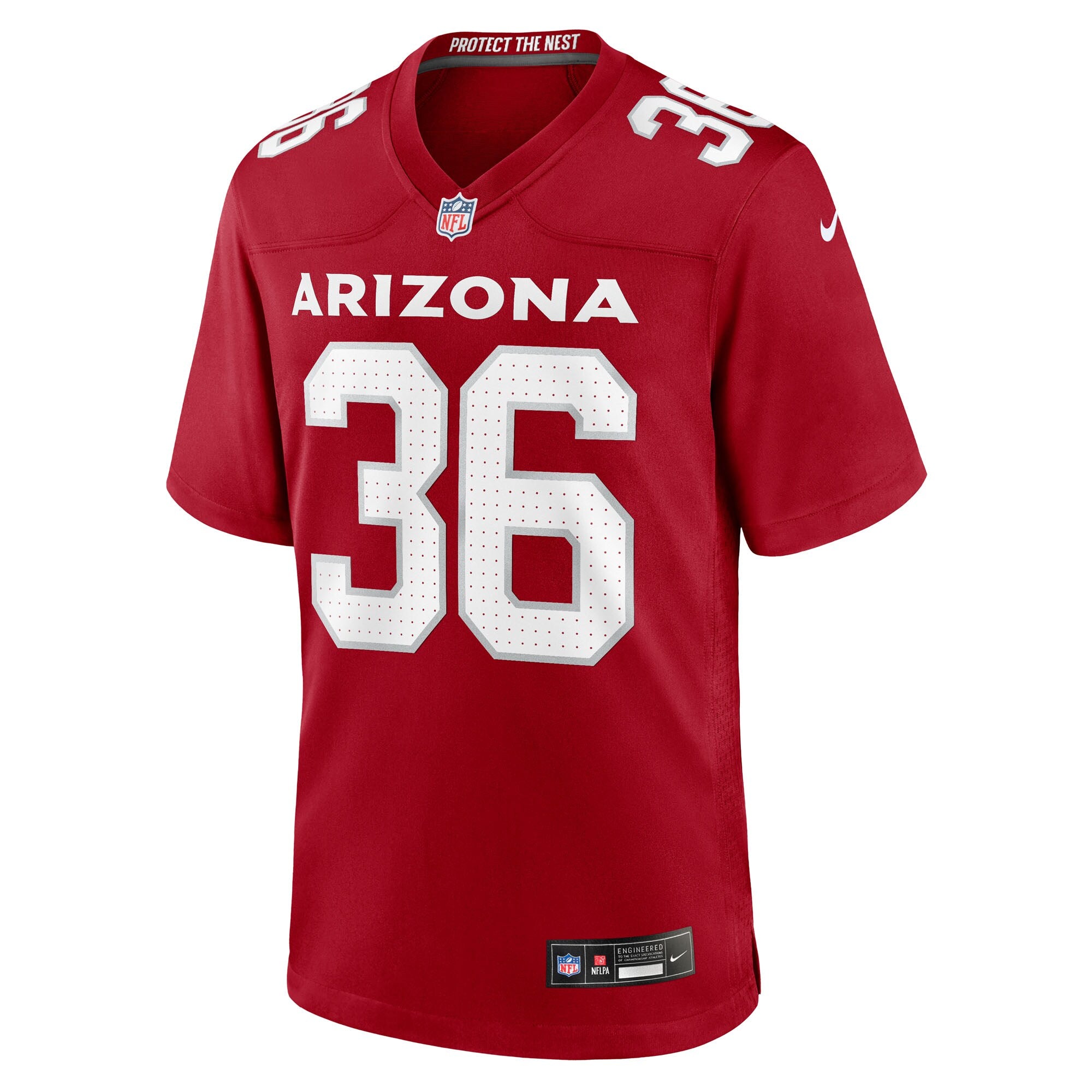 Kitan Crawford Arizona Cardinals Nike Team Game Jersey -  Cardinal