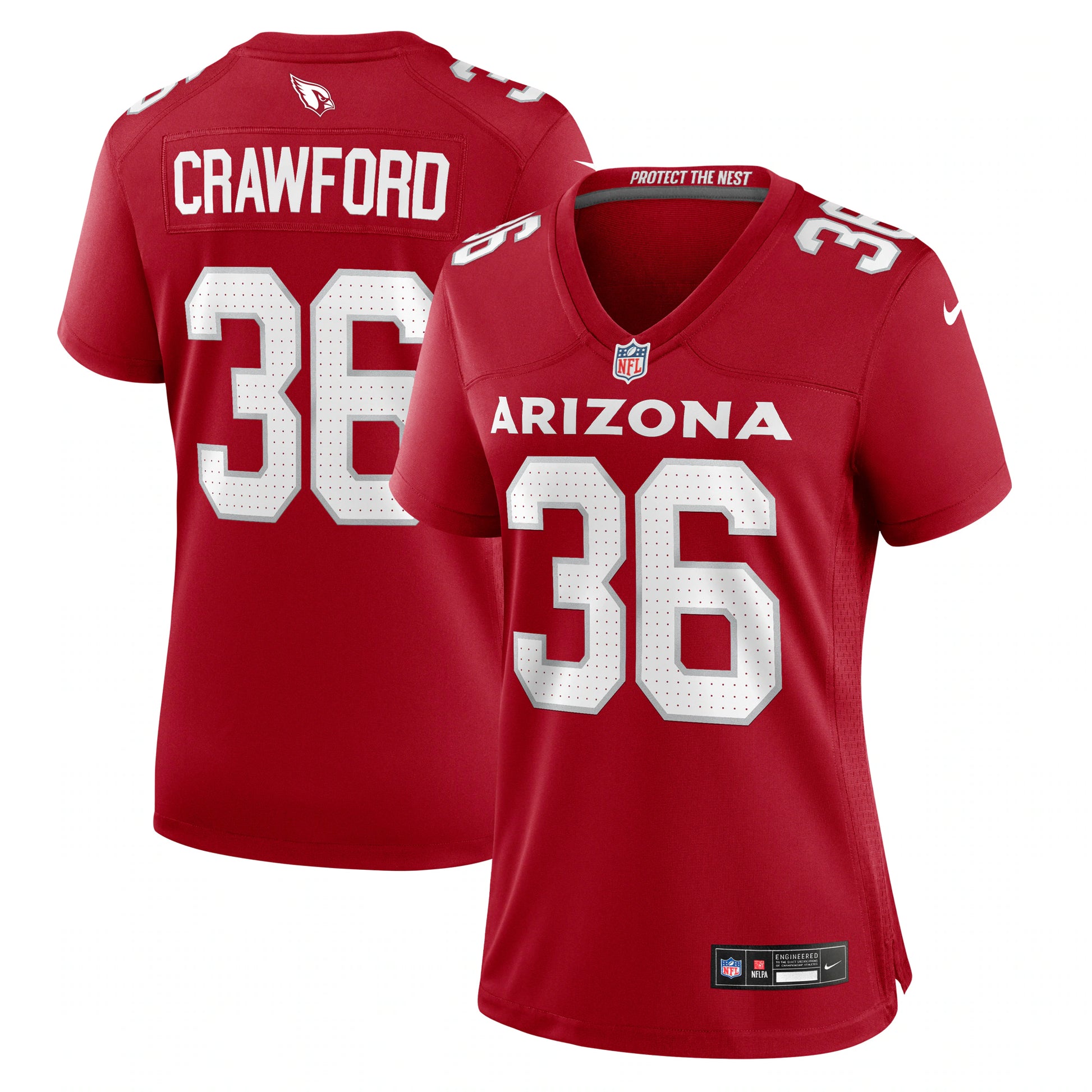 Kitan Crawford Arizona Cardinals Nike Women's Team Game Jersey -  Cardinal
