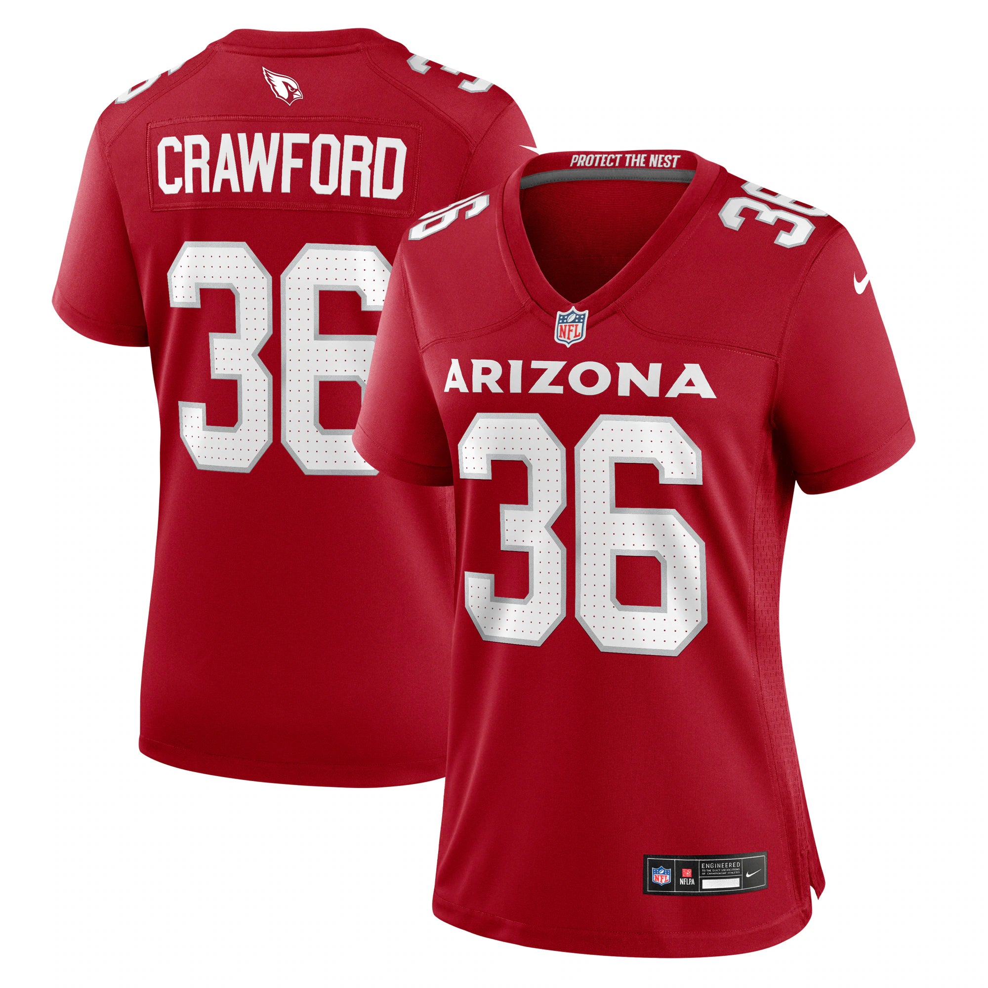 Kitan Crawford Arizona Cardinals Nike Women's Team Game Jersey -  Cardinal
