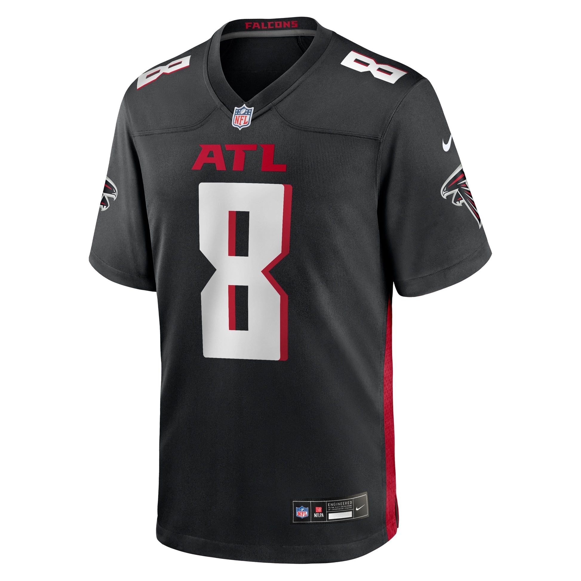 Kyle Pitts Sr. Atlanta Falcons Nike Team  Game Jersey - Black