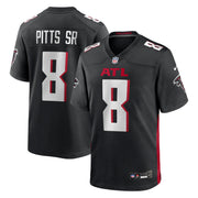 Kyle Pitts Sr. Atlanta Falcons Nike Team  Game Jersey - Black