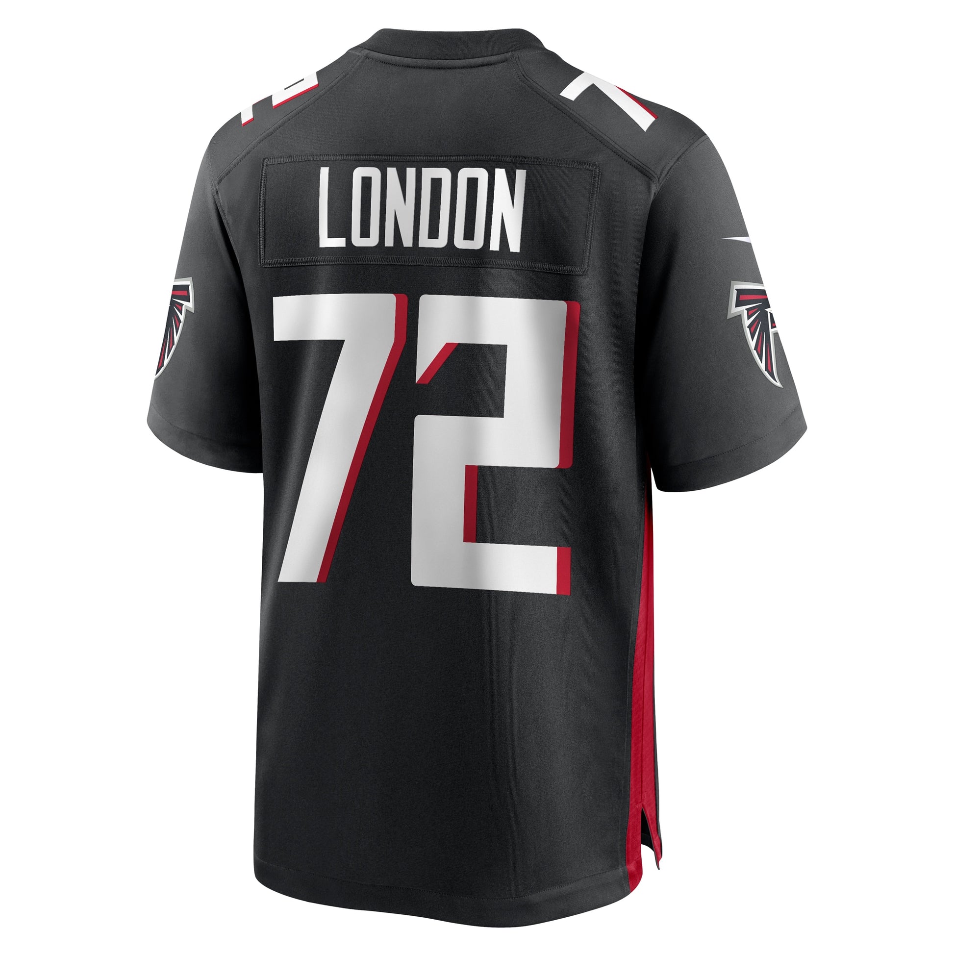 LaCale London Atlanta Falcons Nike  Game Jersey -  Black