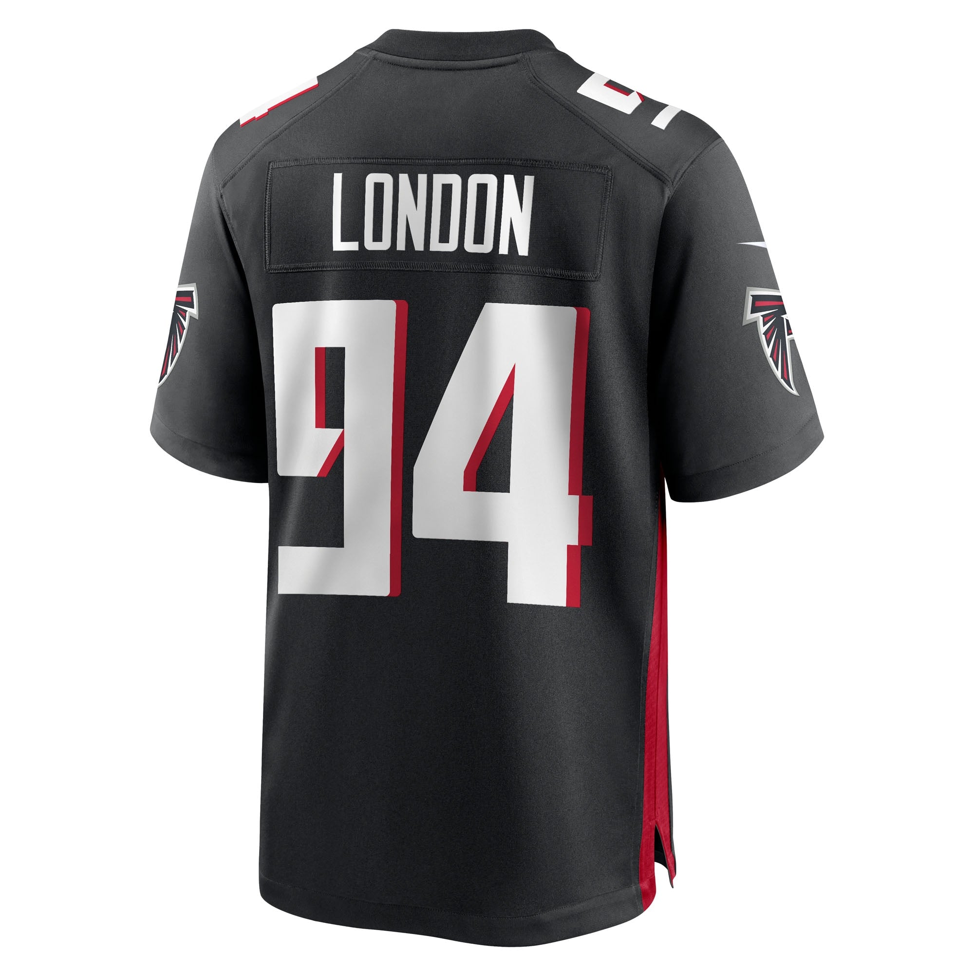 LaCale London Atlanta Falcons Nike Team Game Jersey -  Black
