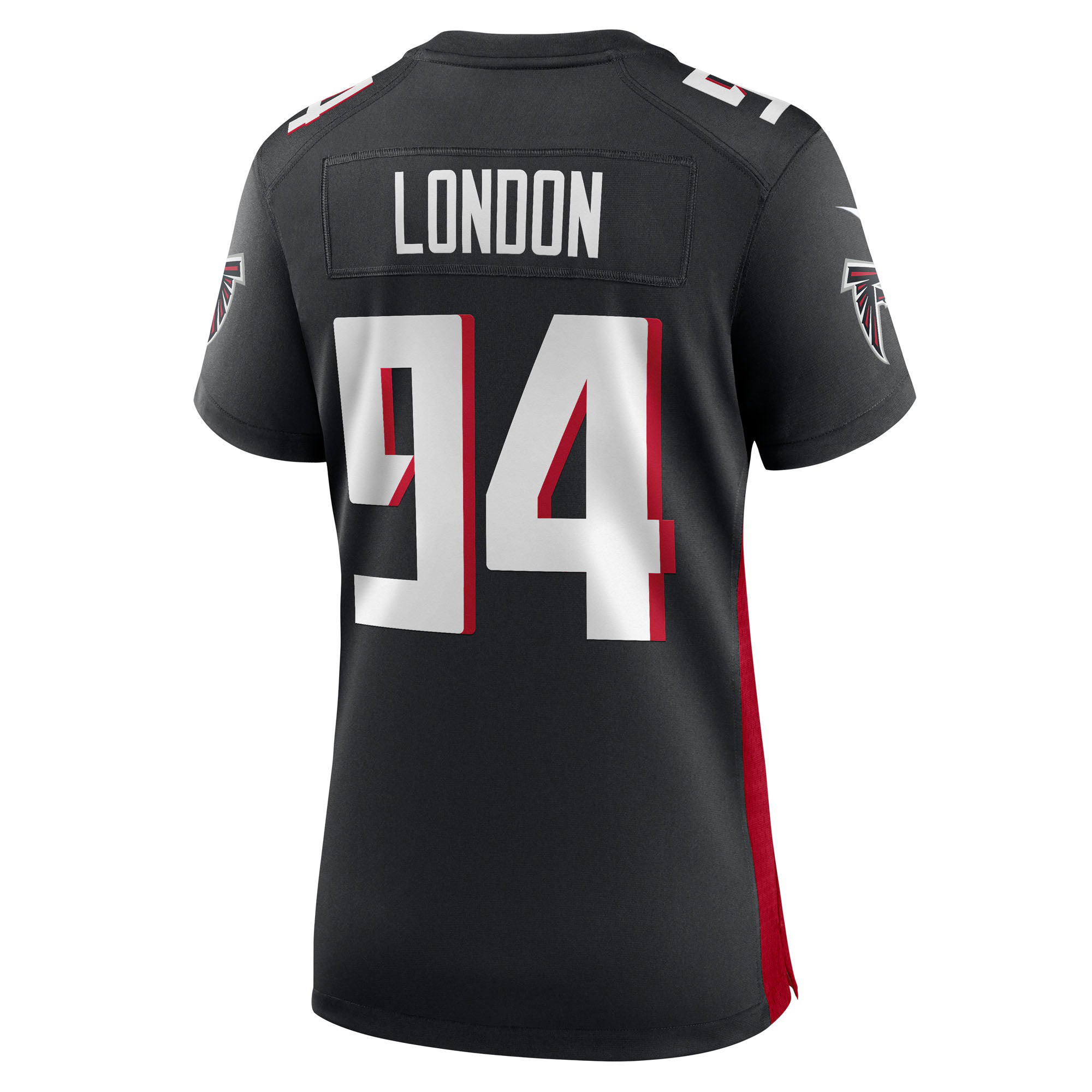 LaCale London Atlanta Falcons Nike Women's Team Game Jersey -  Black