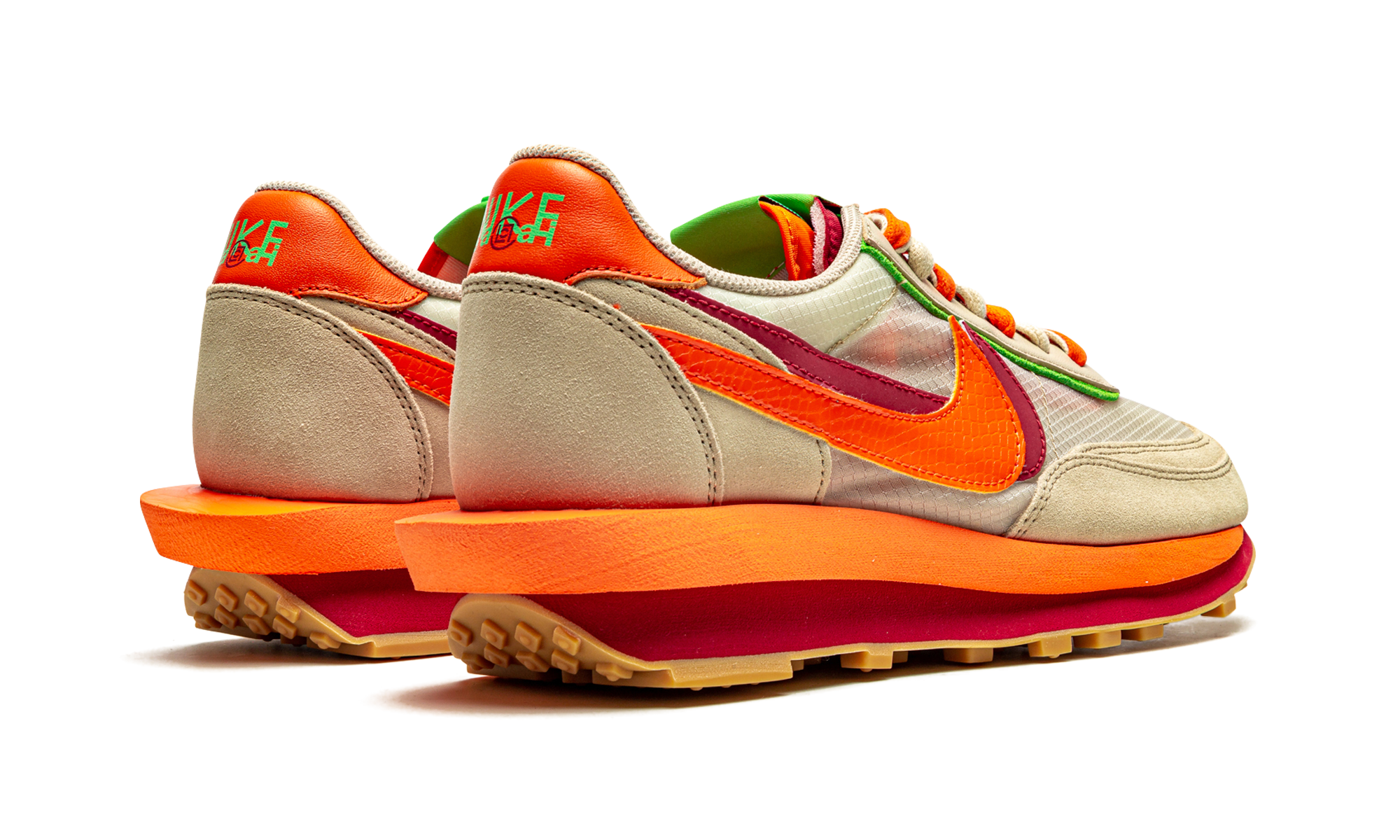 Ldwaffle "sacai X Clot - Net Orange Blaze" - 3