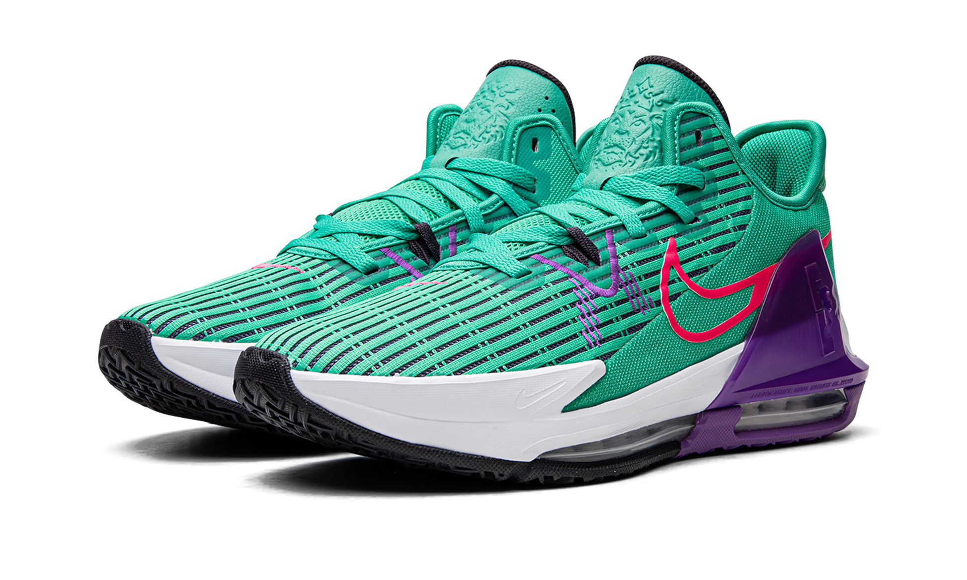 Lebron Witness Vi "clear Emerald / Wild Berry" - 2