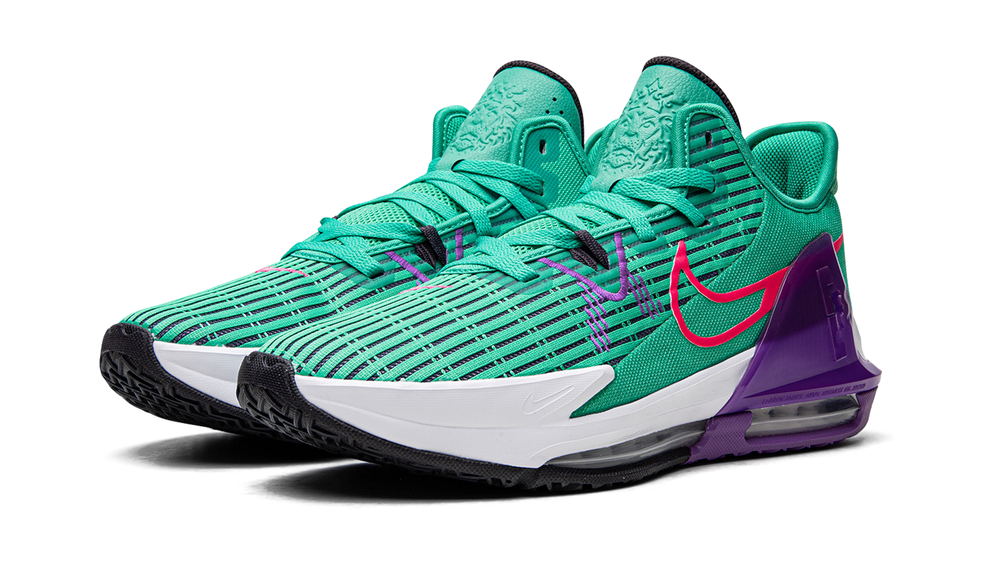 Lebron Witness Vi "clear Emerald / Wild Berry" - 2