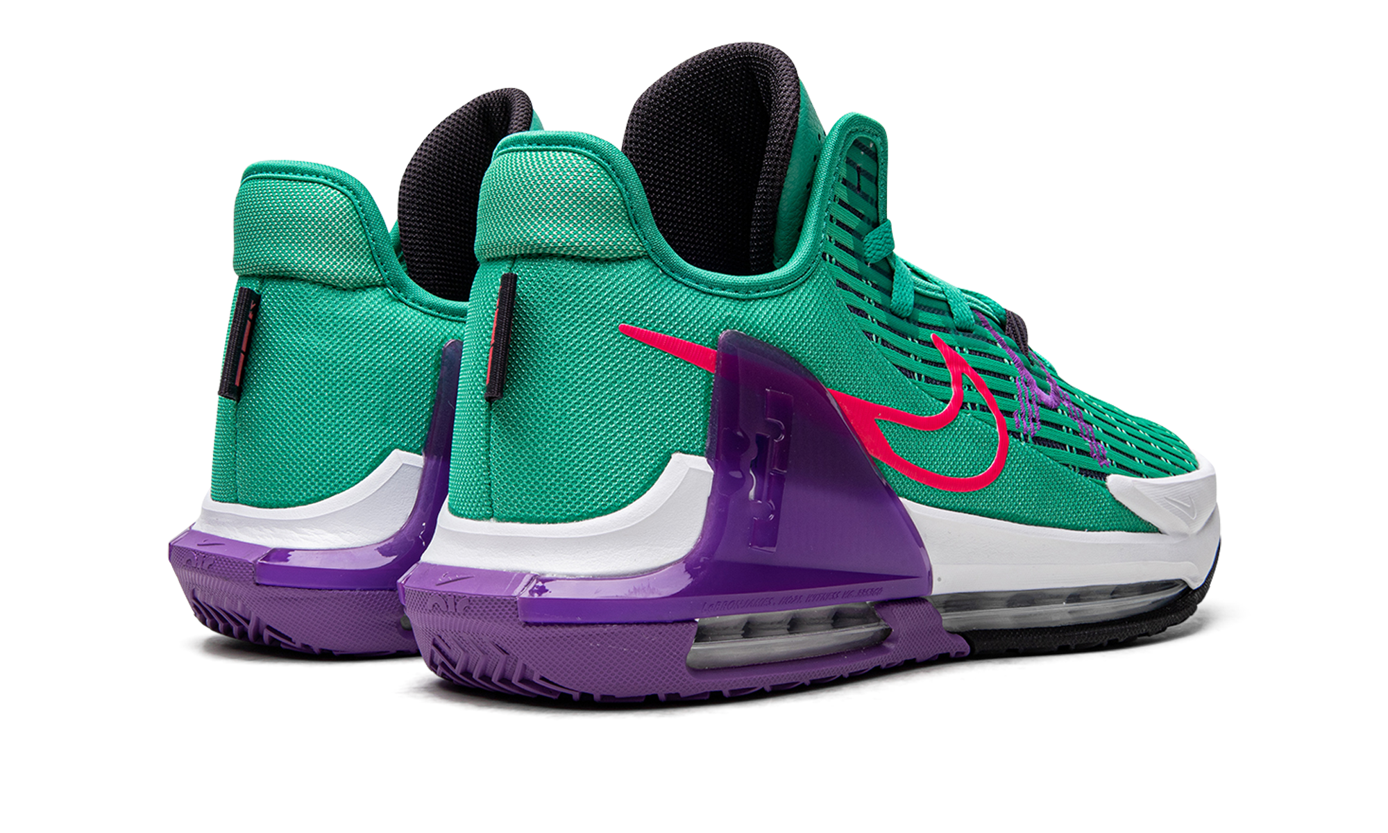 Lebron Witness Vi "clear Emerald / Wild Berry" - 3