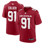 L.J. Collier Arizona Cardinals Nike Team Game Jersey -  Cardinal