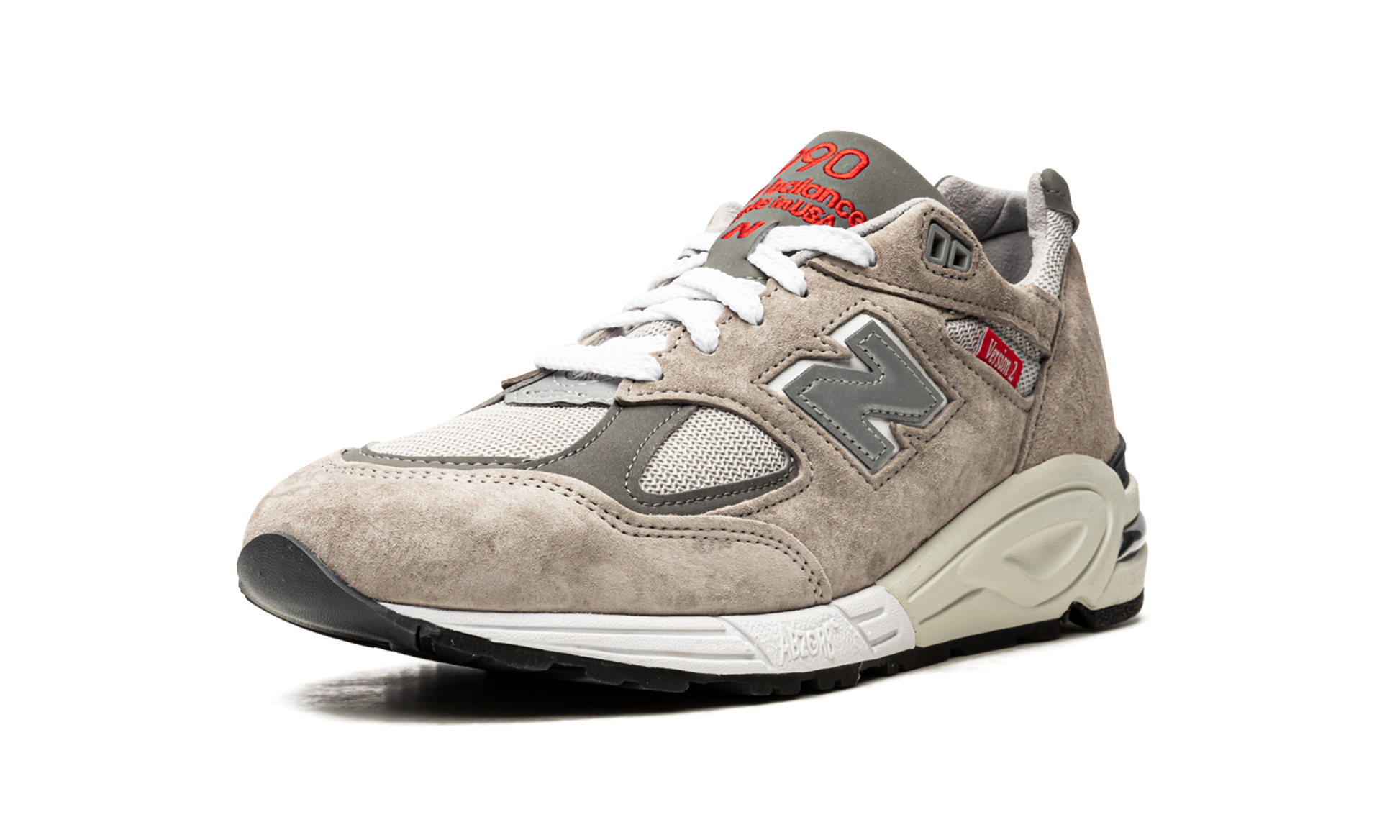 Made In Us 990 V2 "grey / Red" - 4