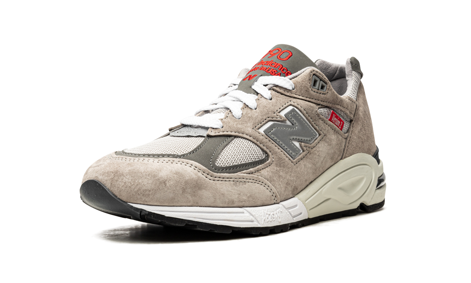 Made In Us 990 V2 "grey / Red" - 4