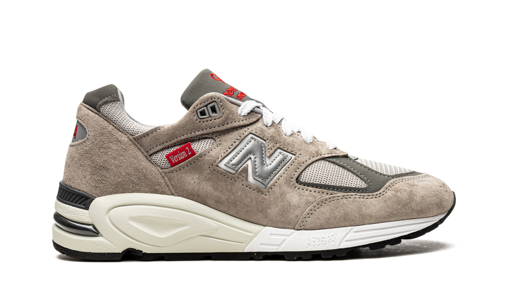 Made In Us 990 V2 "grey / Red" - 6