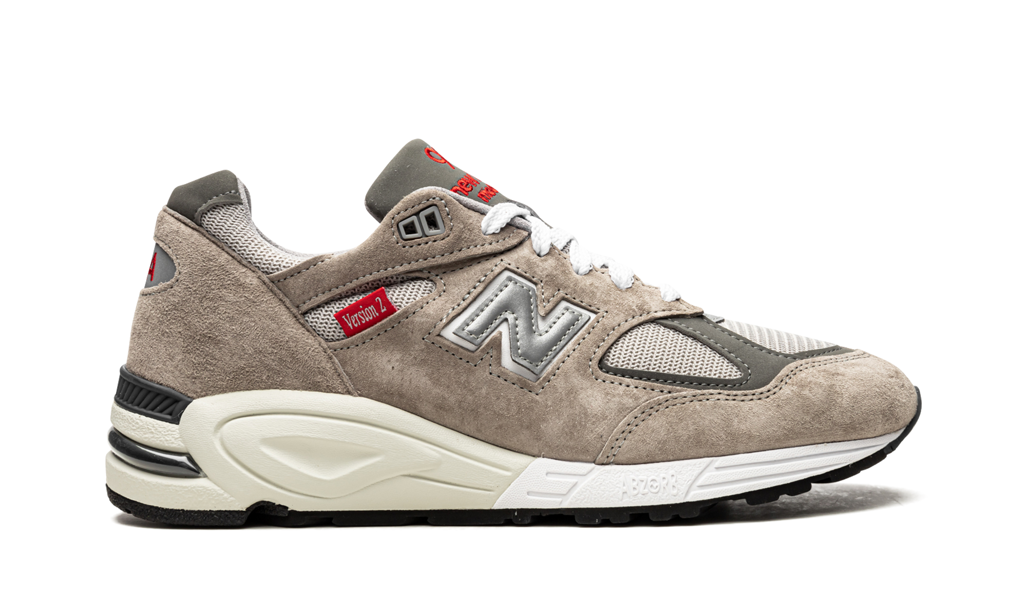 Made In Us 990 V2 "grey / Red" - 6