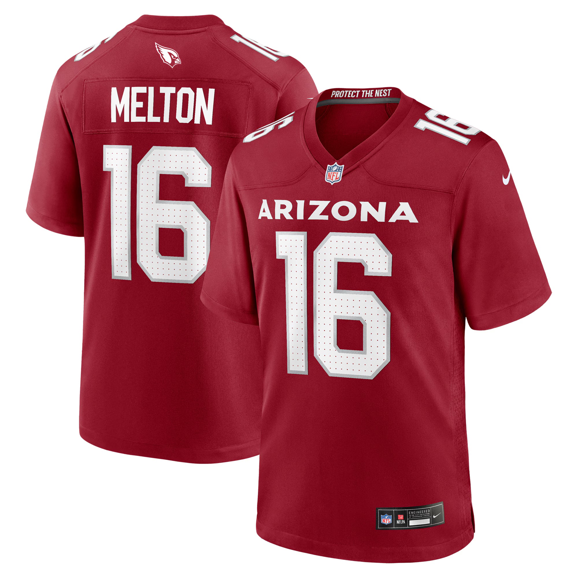 Max Melton Arizona Cardinals Nike Team Game Jersey -  Cardinal