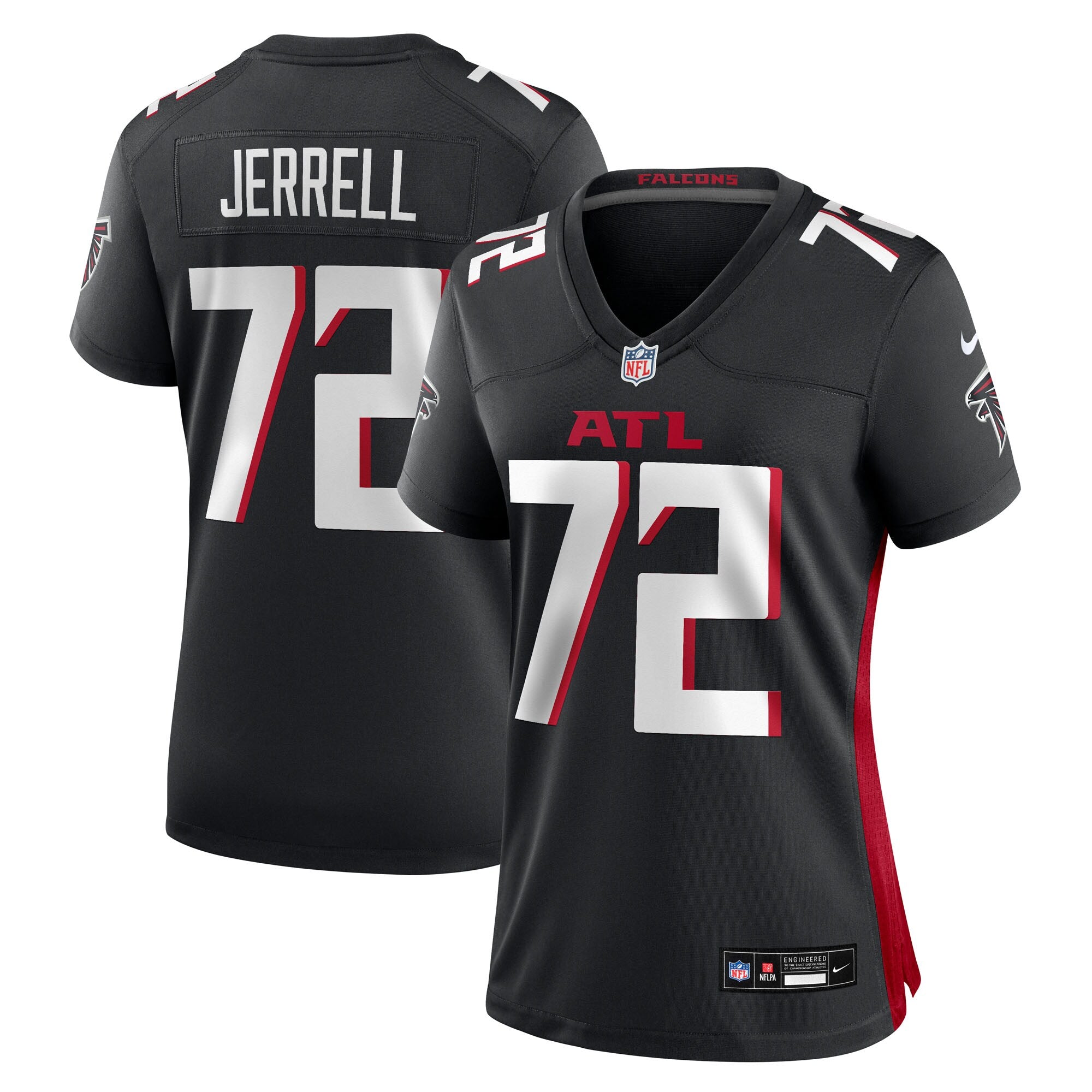 Michael Jerrell Atlanta Falcons Nike Women's Team Game Jersey -  Black