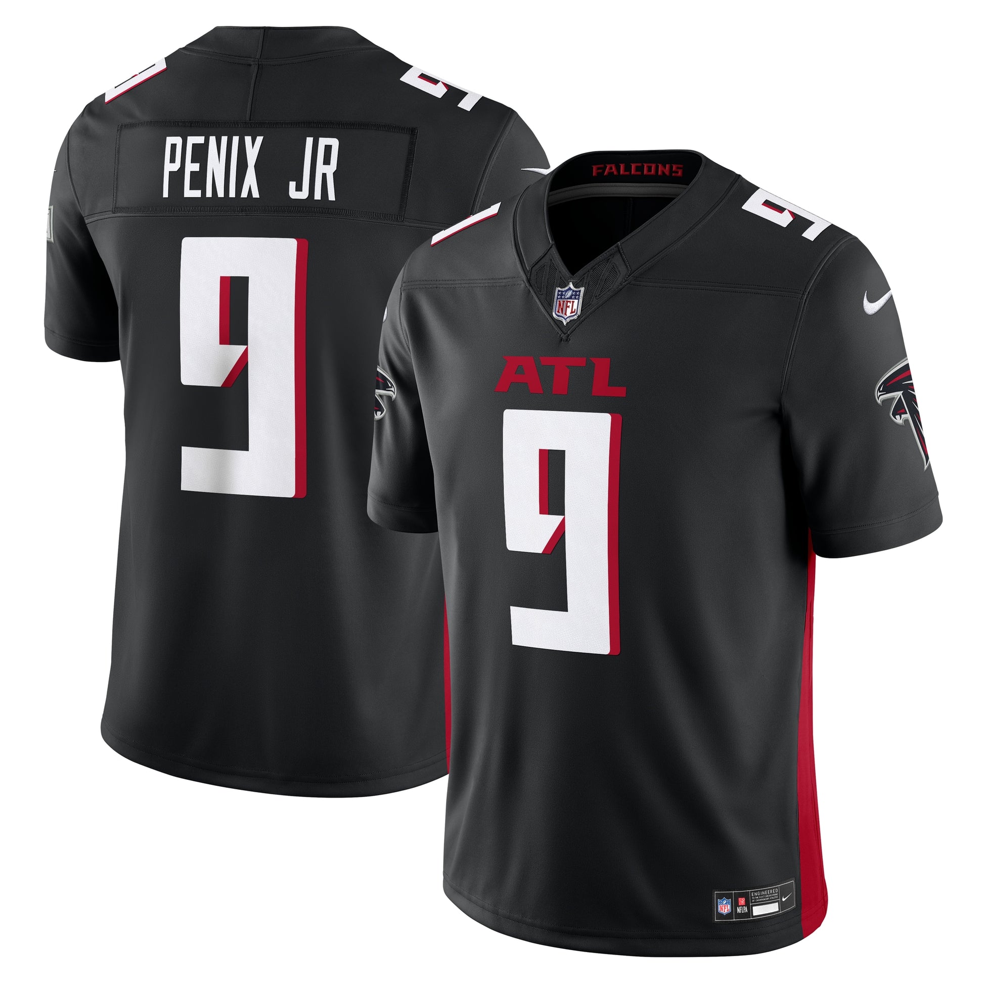 Michael Penix Jr. Atlanta Falcons Nike Vapor F.U.S.E. Limited Jersey - Black