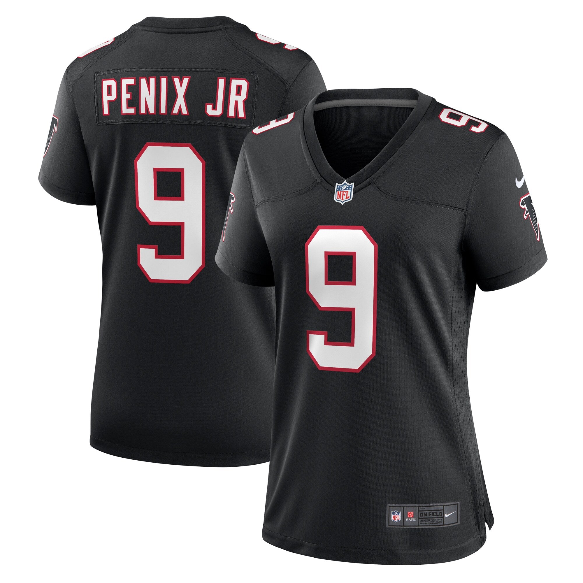 Michael Penix Jr. Atlanta Falcons Nike Women's Alternate Game Jersey -  Black