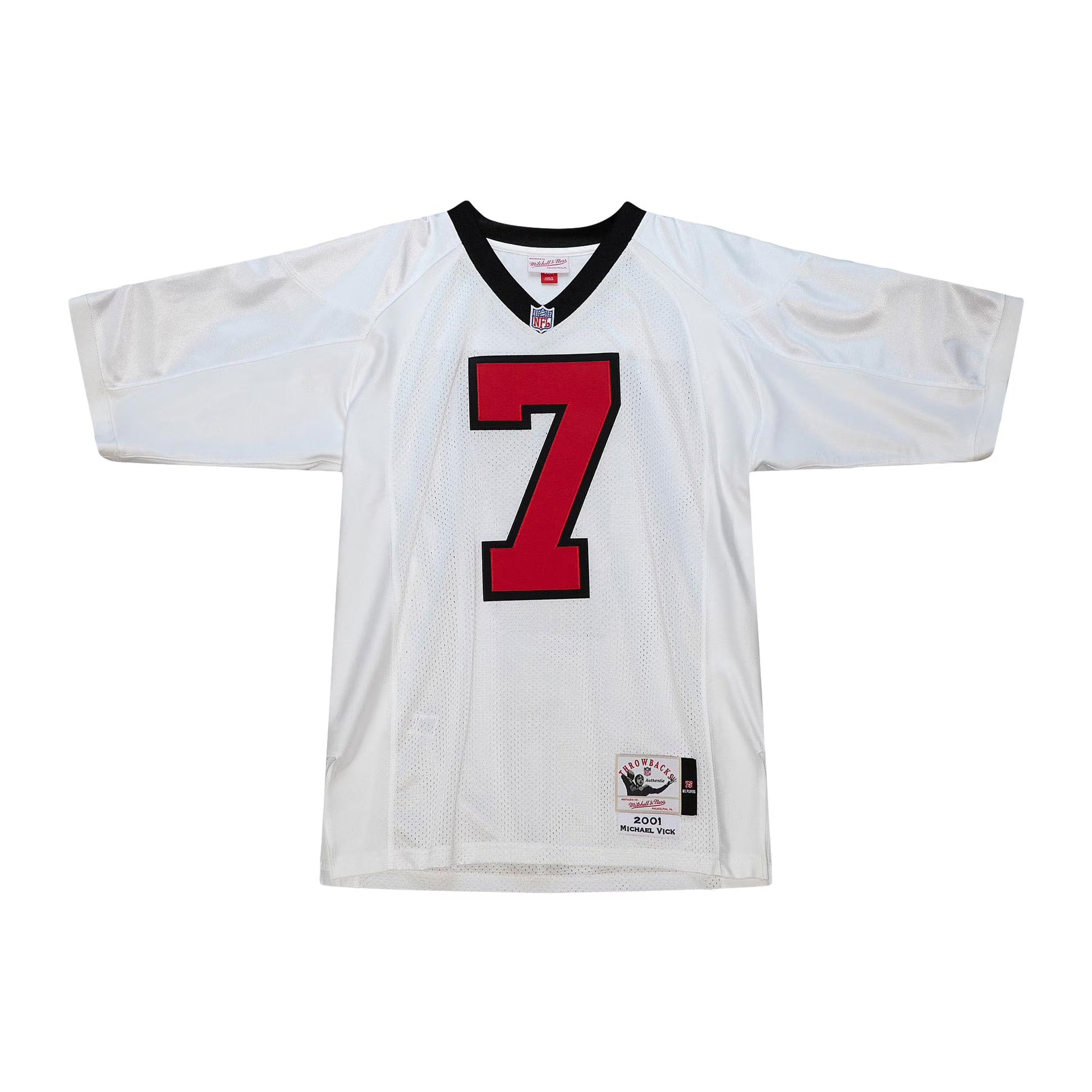 Michael Vick Atlanta Falcons 2001 Mitchell &amp; Ness Authentic Throwback Retired Player Jersey - White