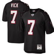 Michael Vick Atlanta Falcons Mitchell &amp; Ness Big &amp; Tall 2002 Retired Player Replica Jersey - Black