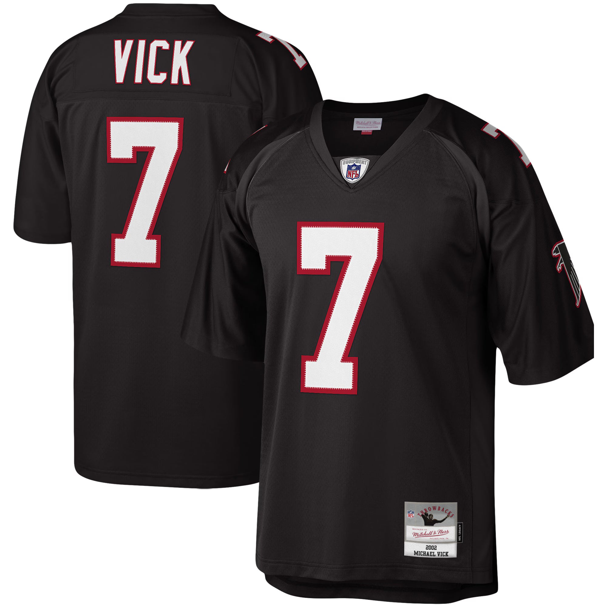 Michael Vick Atlanta Falcons Mitchell &amp; Ness Legacy Replica Jersey - Black