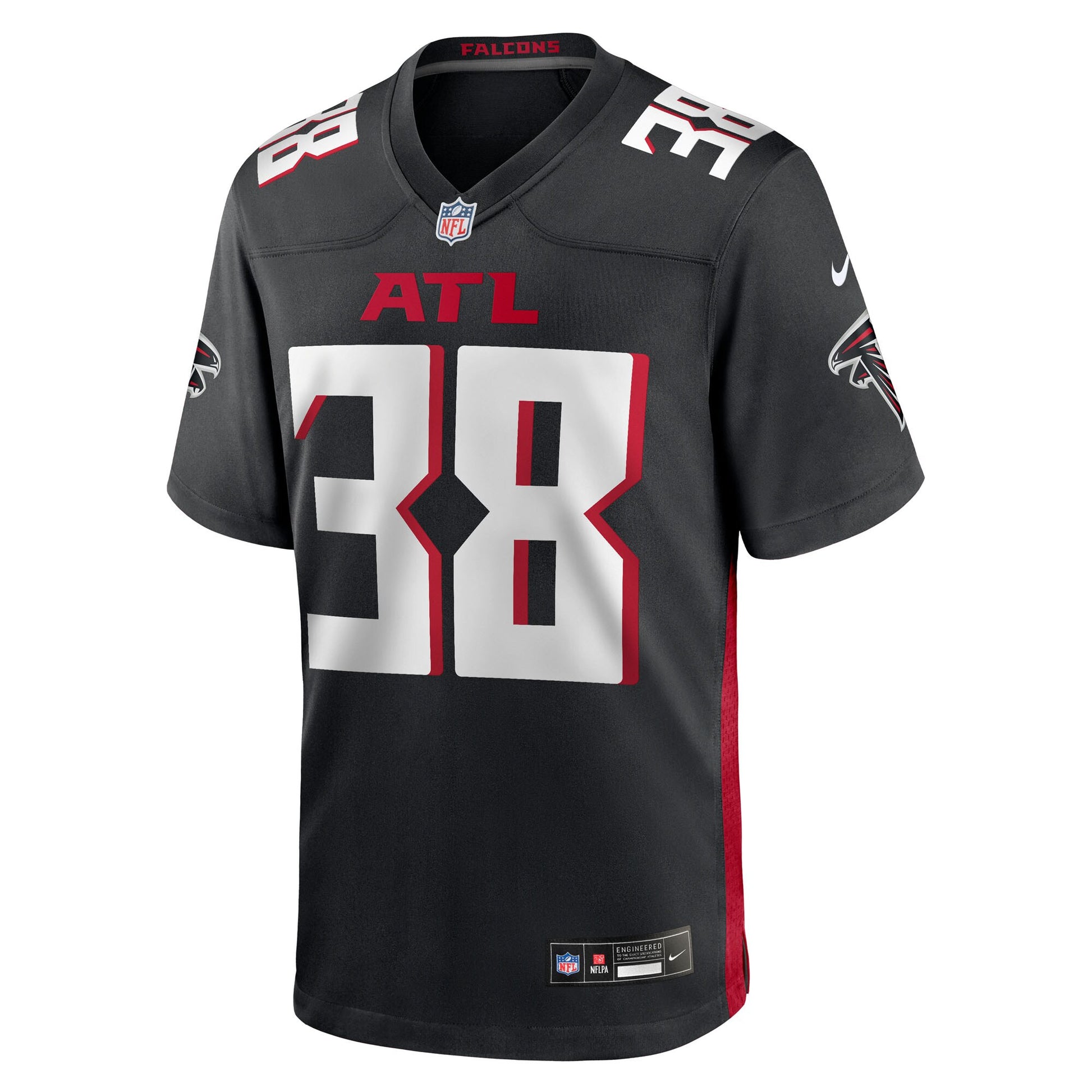 Nathan Carter Atlanta Falcons Nike Team Game Jersey -  Black